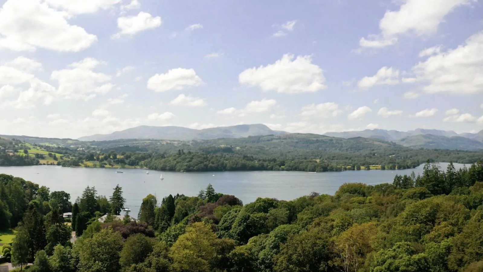 Lake view in Merewood Country House Hotel