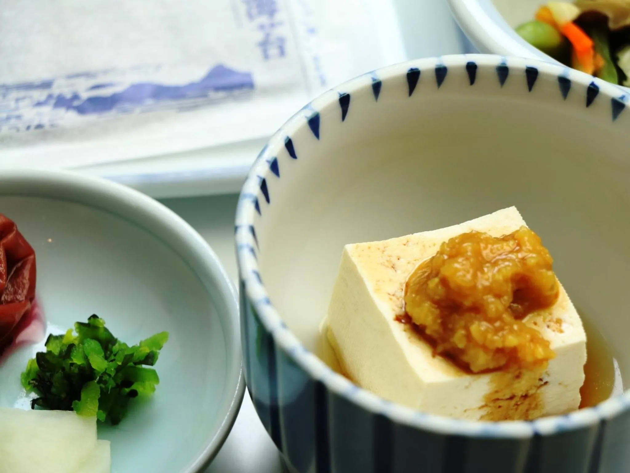 Asian breakfast in Ryokan Kamomeso