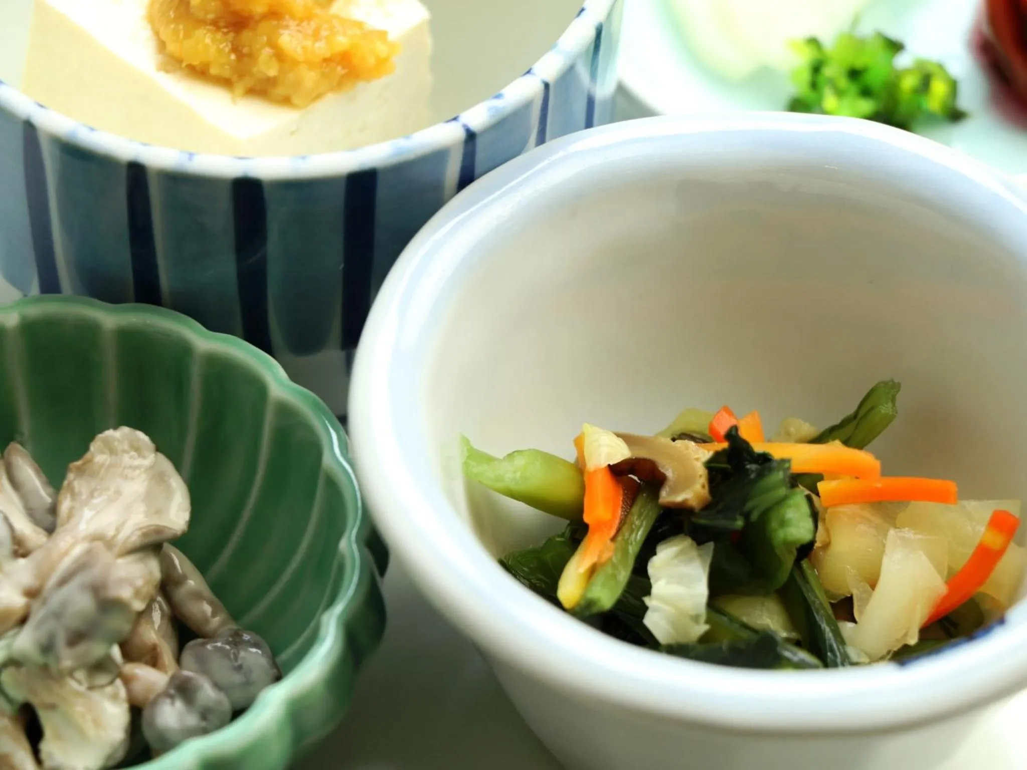 Asian breakfast in Ryokan Kamomeso