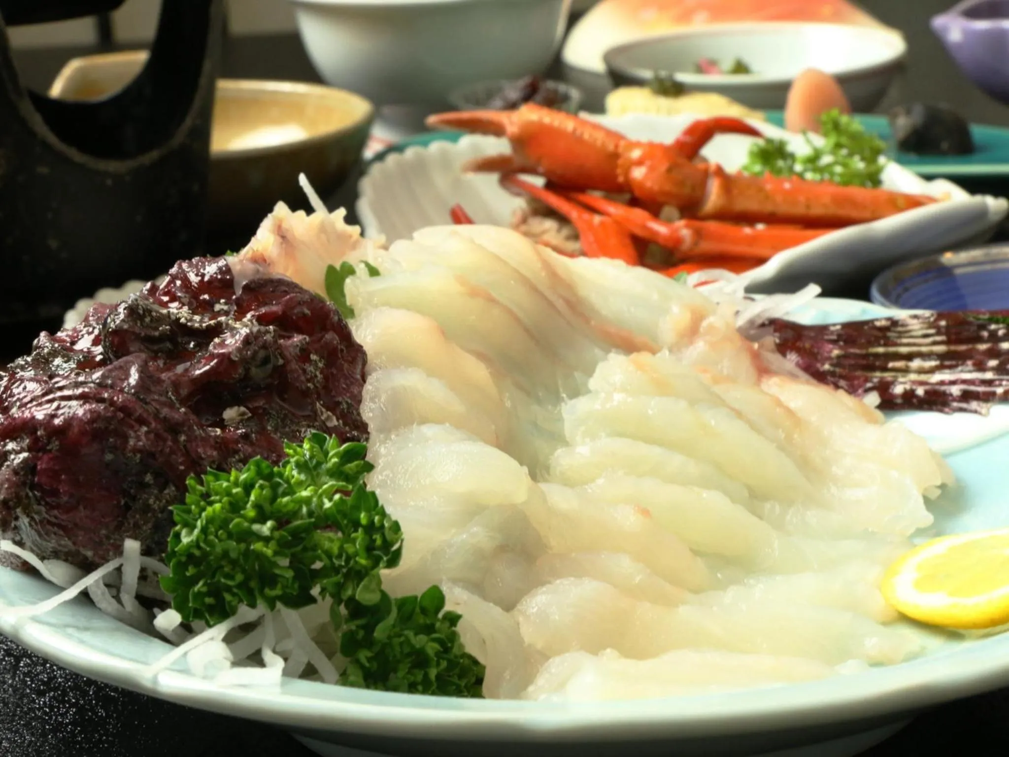 Dinner in Ryokan Kamomeso