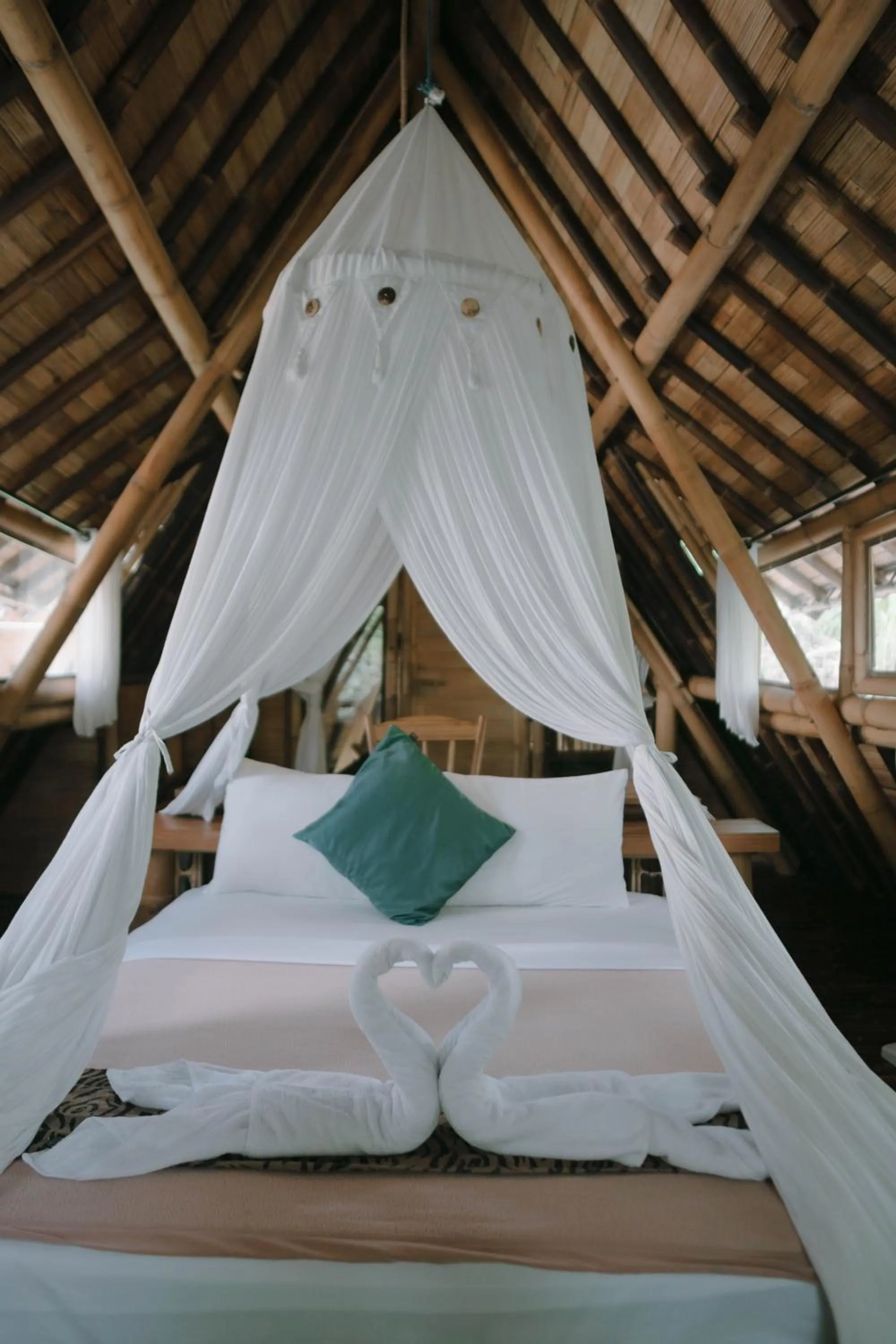 Bed in Sun Sang Eco Retreats