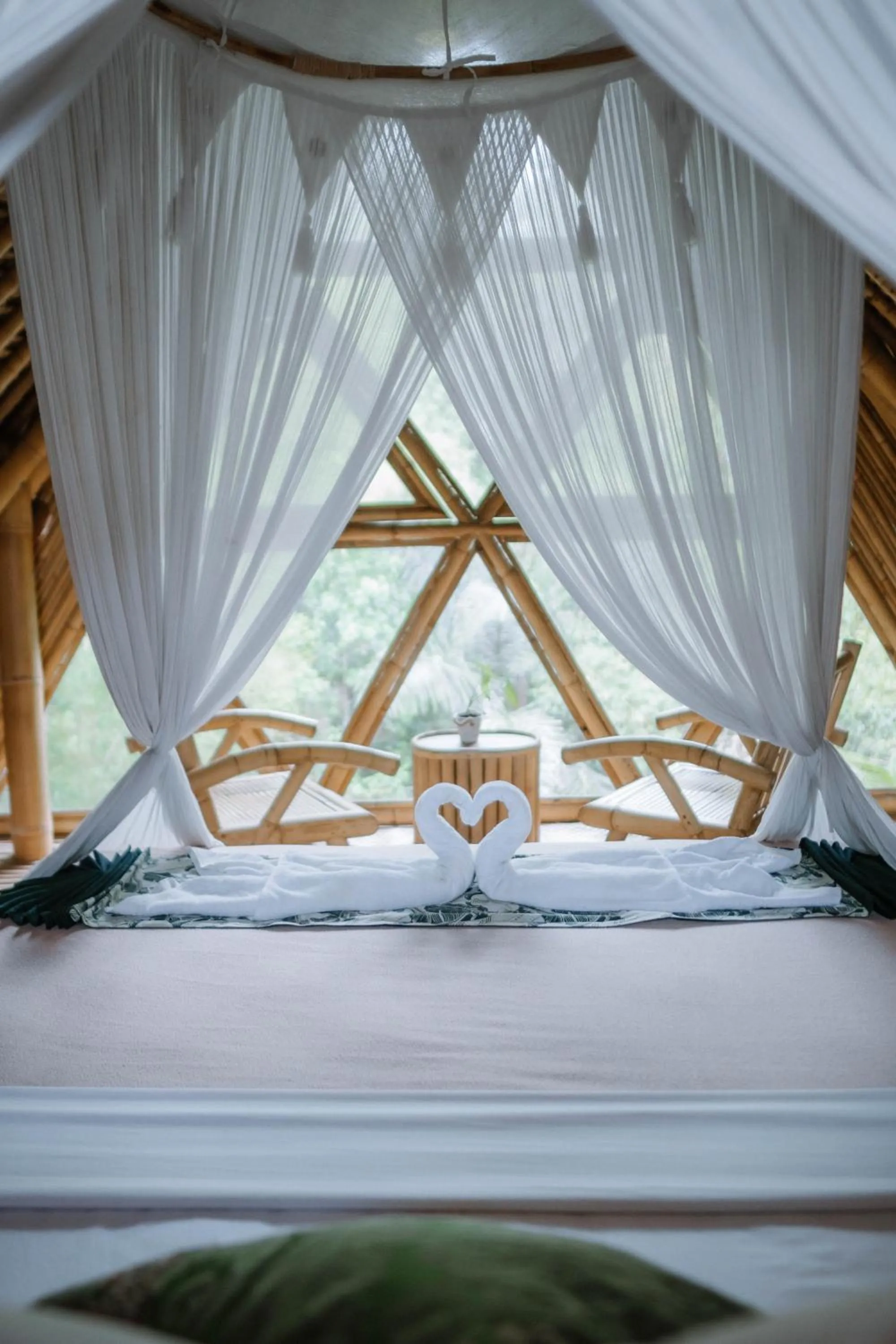 Bed in Sun Sang Eco Retreats
