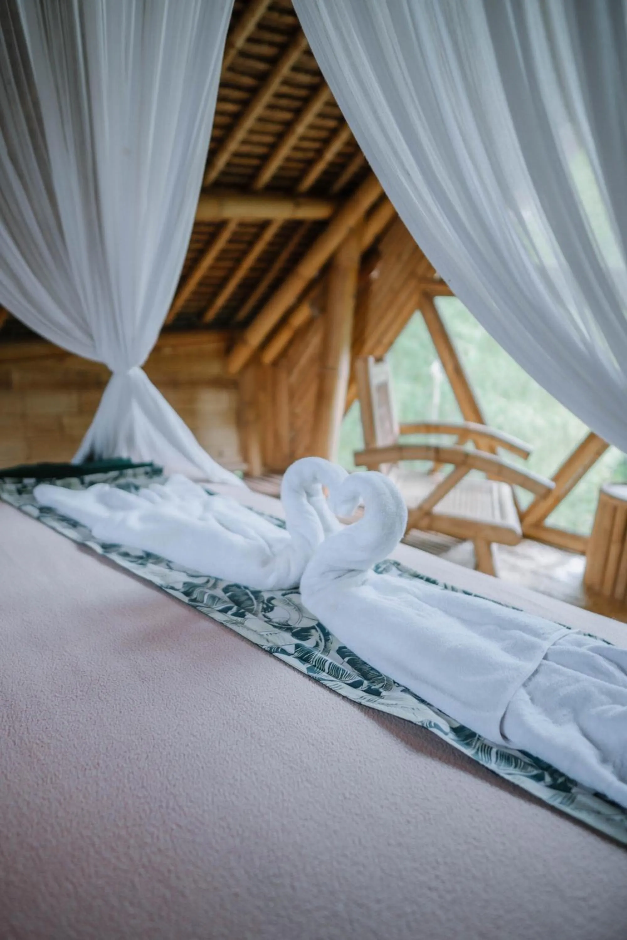 Bed in Sun Sang Eco Retreats