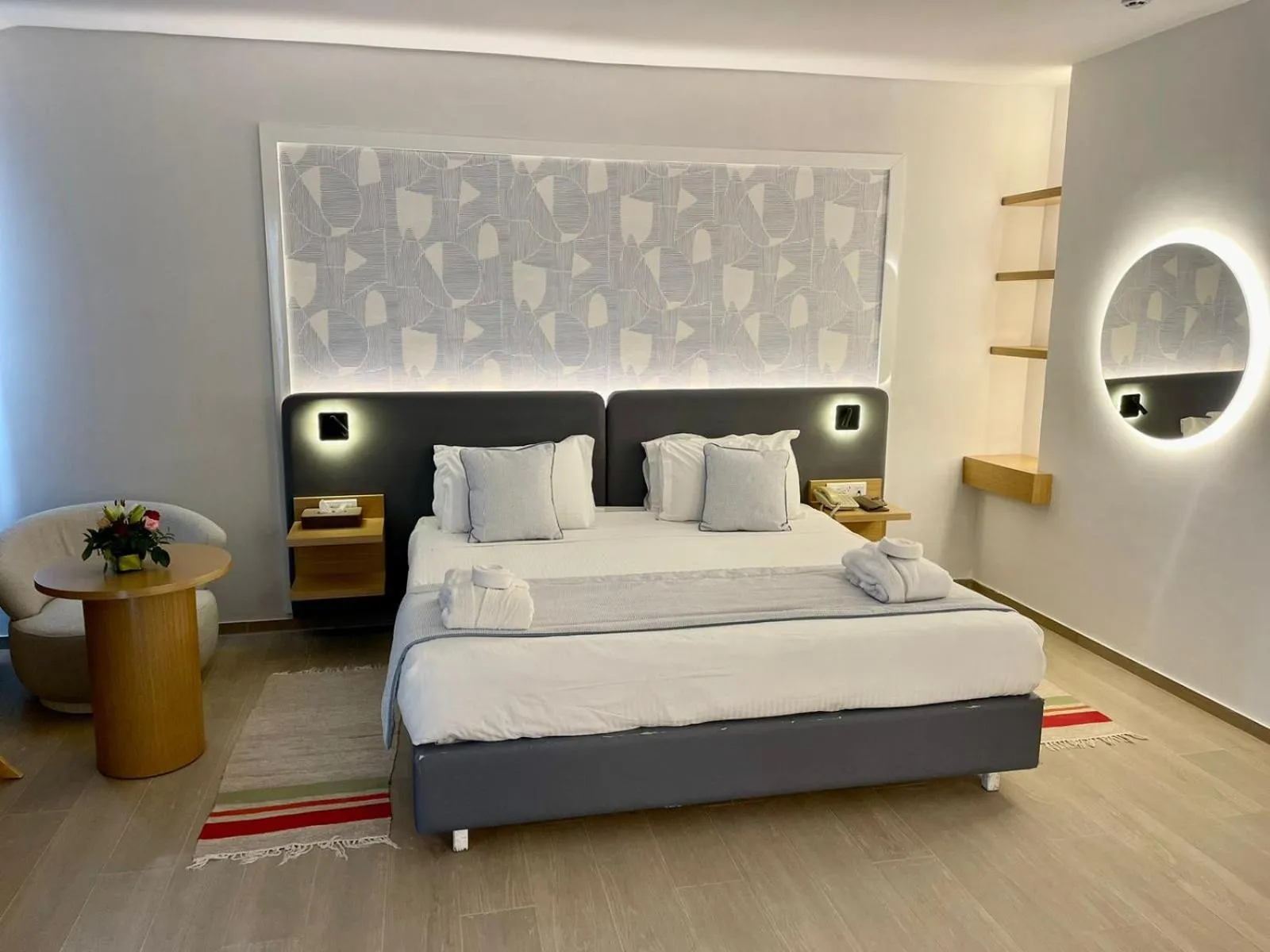 Bed in Royal Tulip Taj Sultan