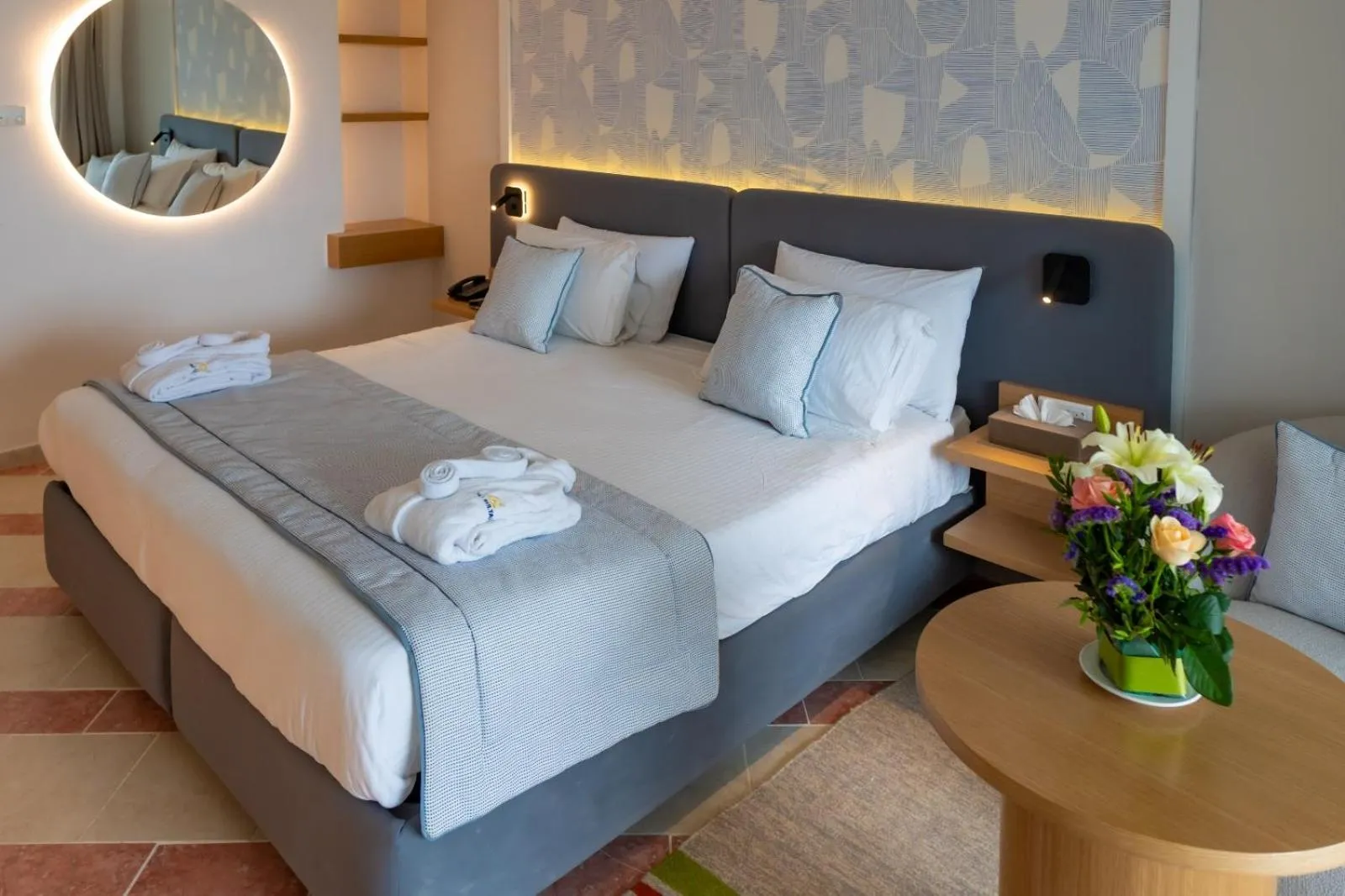 Bed in Royal Tulip Taj Sultan