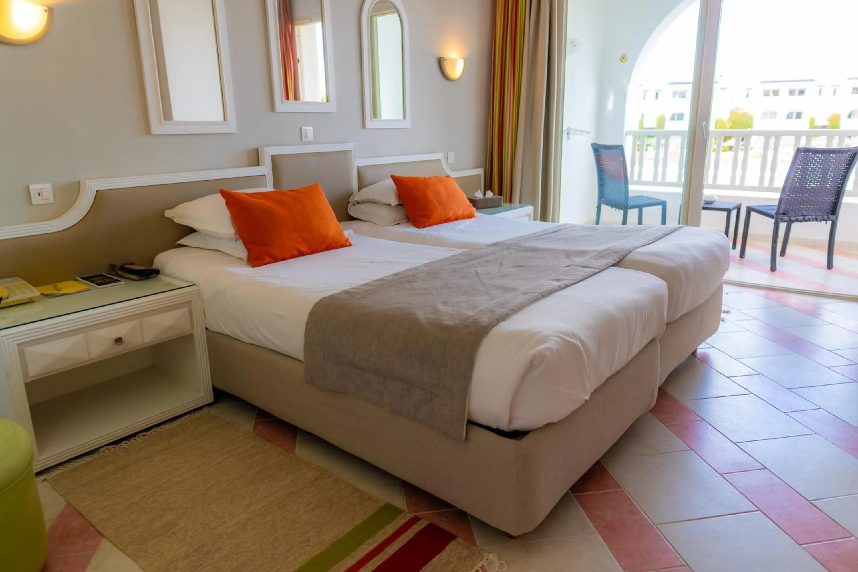 Bed in Royal Tulip Taj Sultan