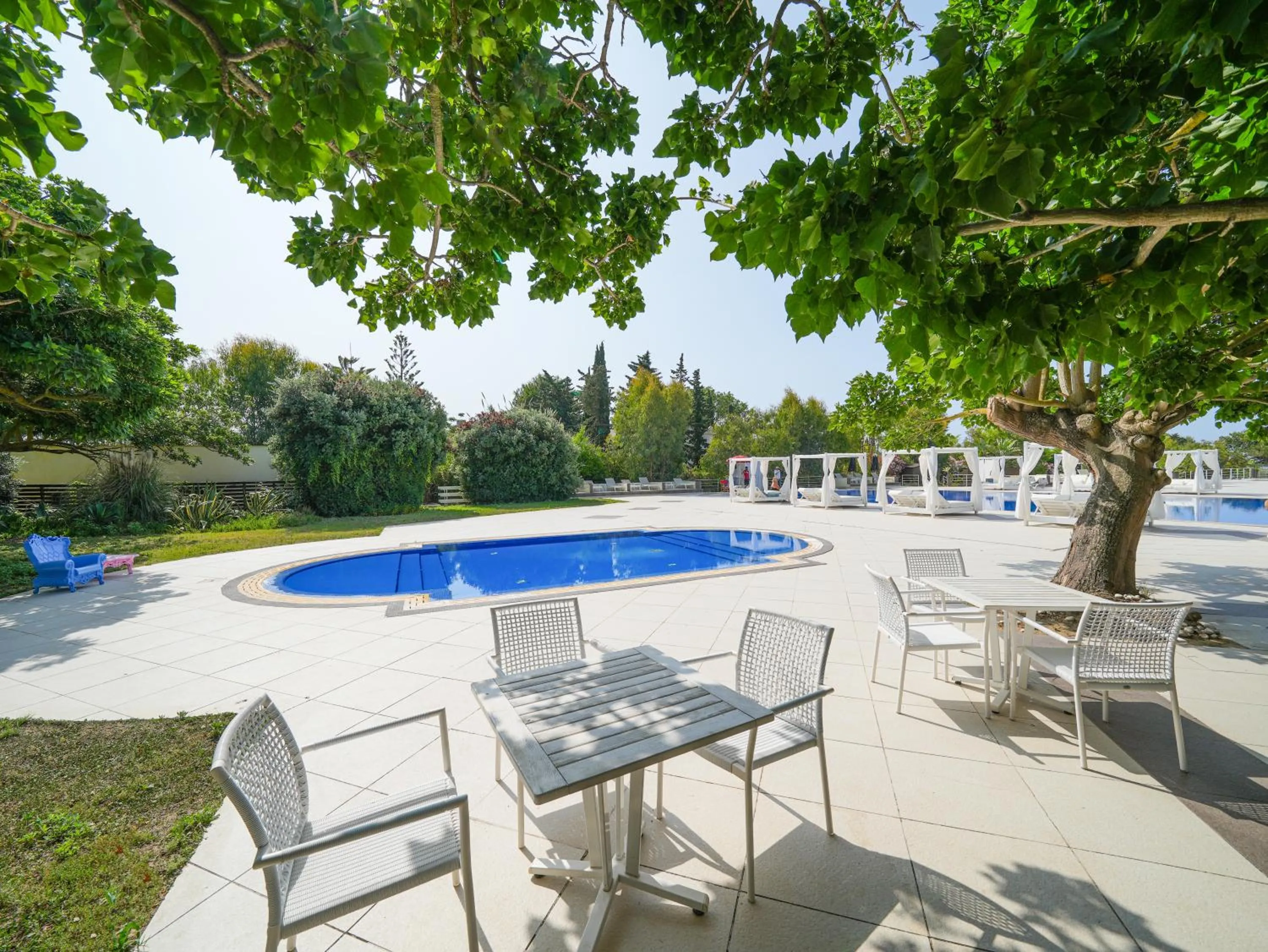 Pool view in Le Dune Resort