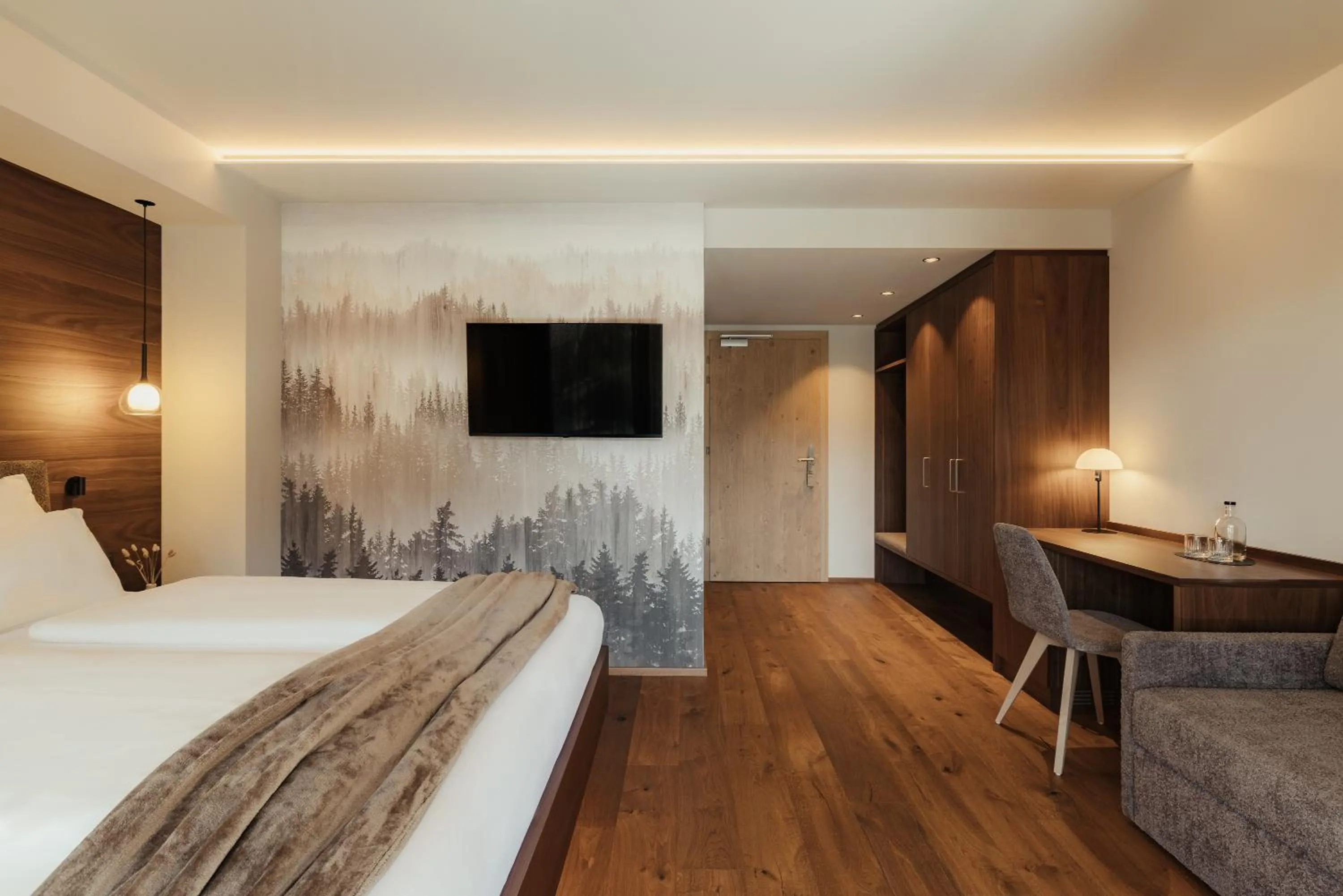 Bedroom, Bed in Hotel B&B Feldmessner