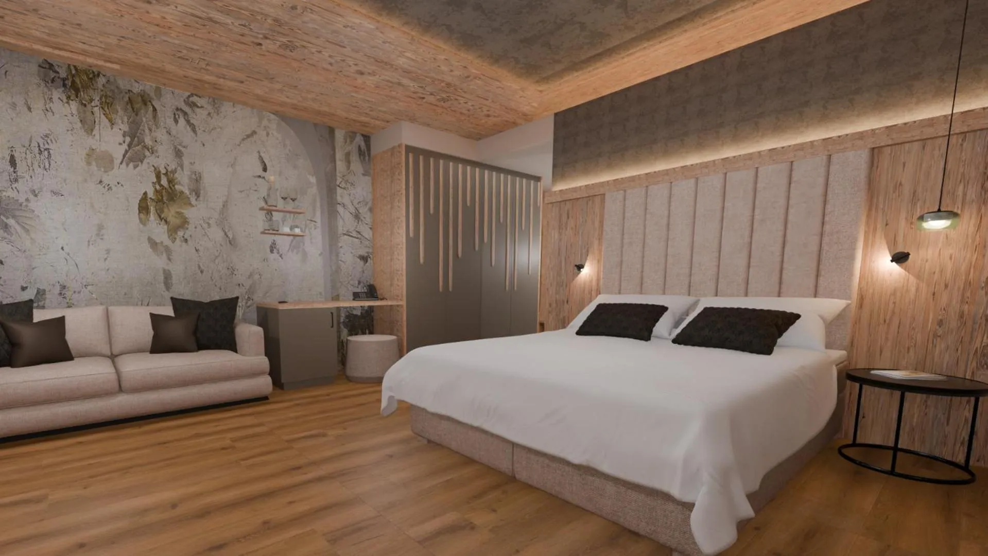 Photo of the whole room, Bed in Hotel B&B Feldmessner