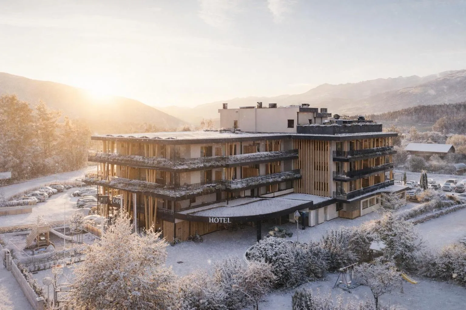 Property building in Hotel B&B Feldmessner