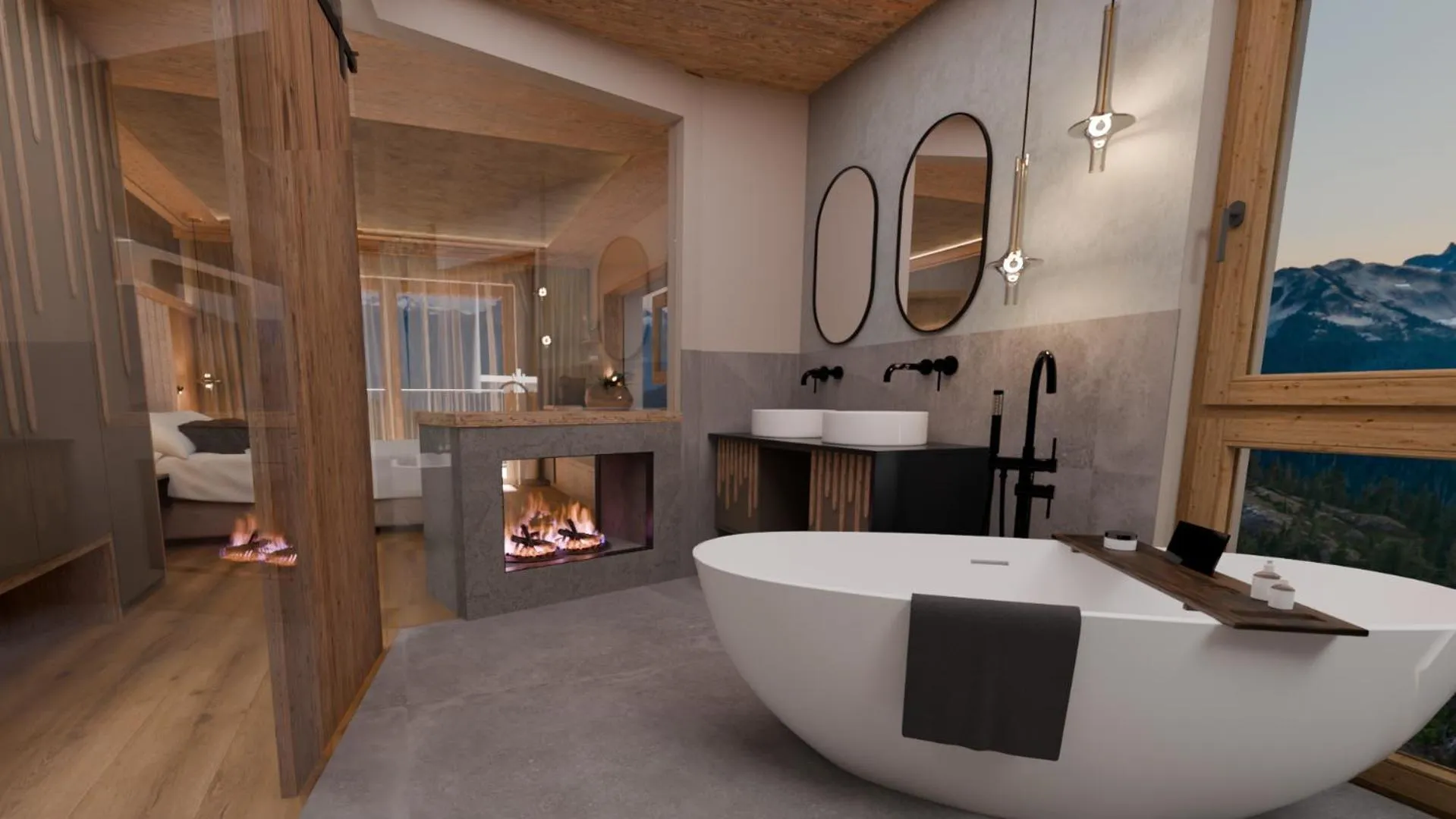 Bathroom in Hotel B&B Feldmessner