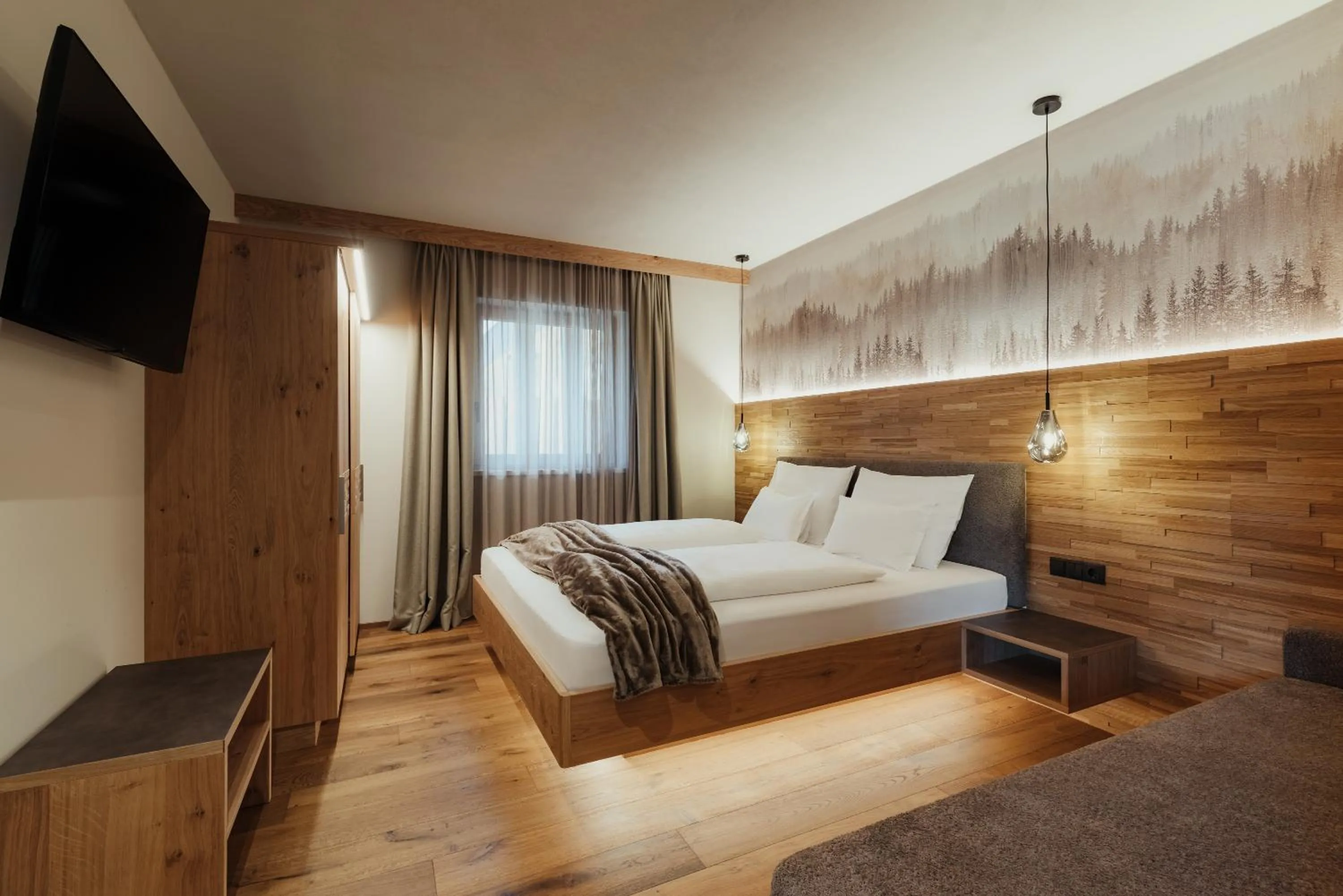 Bedroom, Bed in Hotel B&B Feldmessner