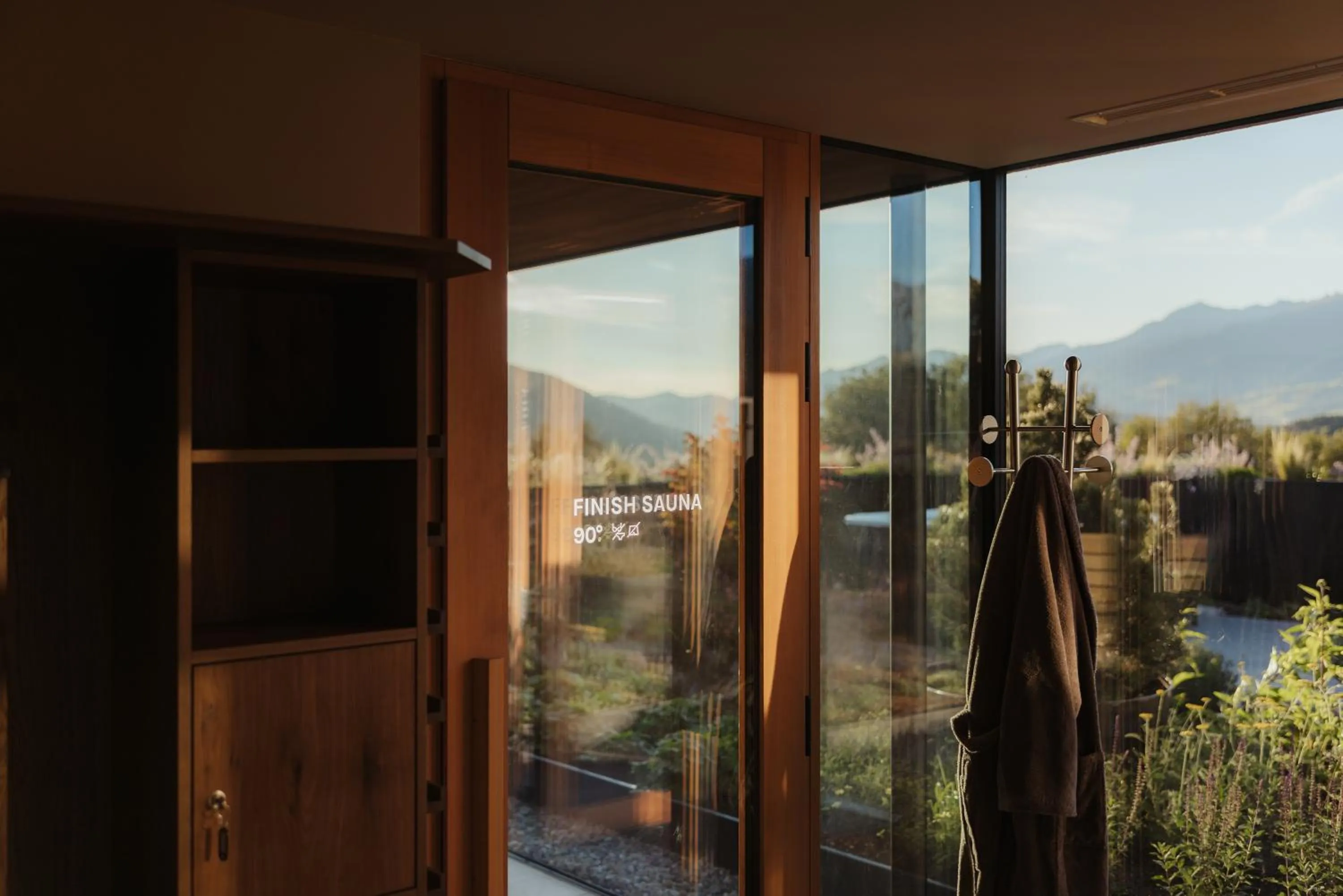 Sauna in Hotel B&B Feldmessner