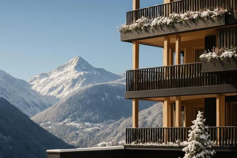 Property building in Hotel B&B Feldmessner