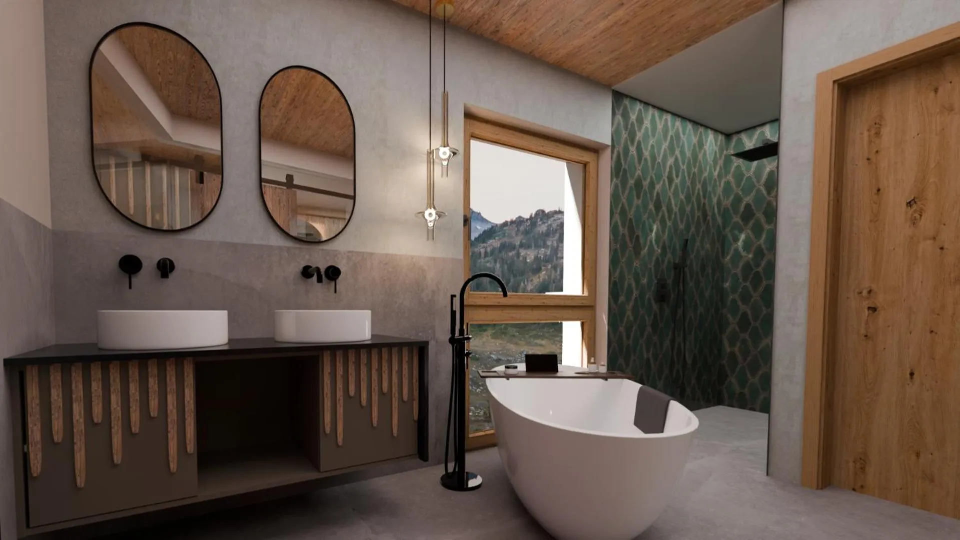 Bathroom in Hotel B&B Feldmessner