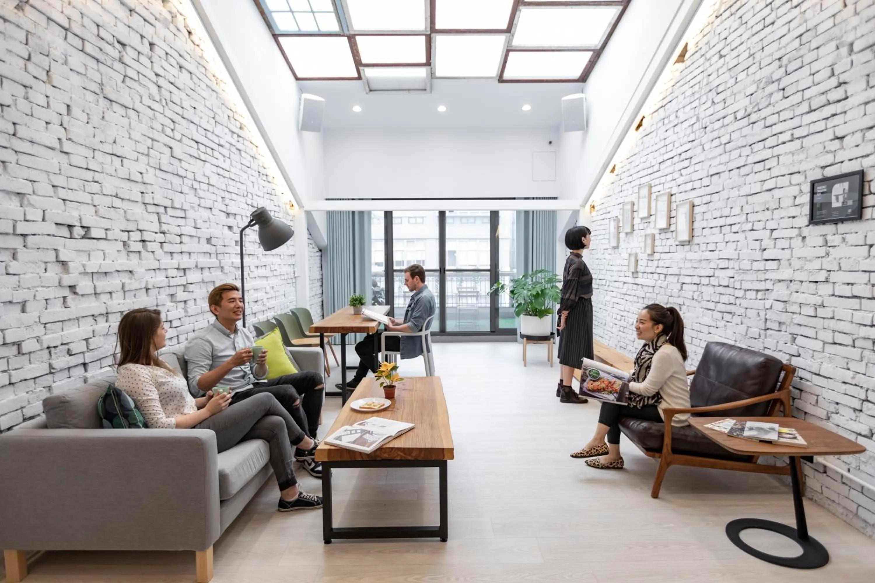 Seating area in Meander 1948