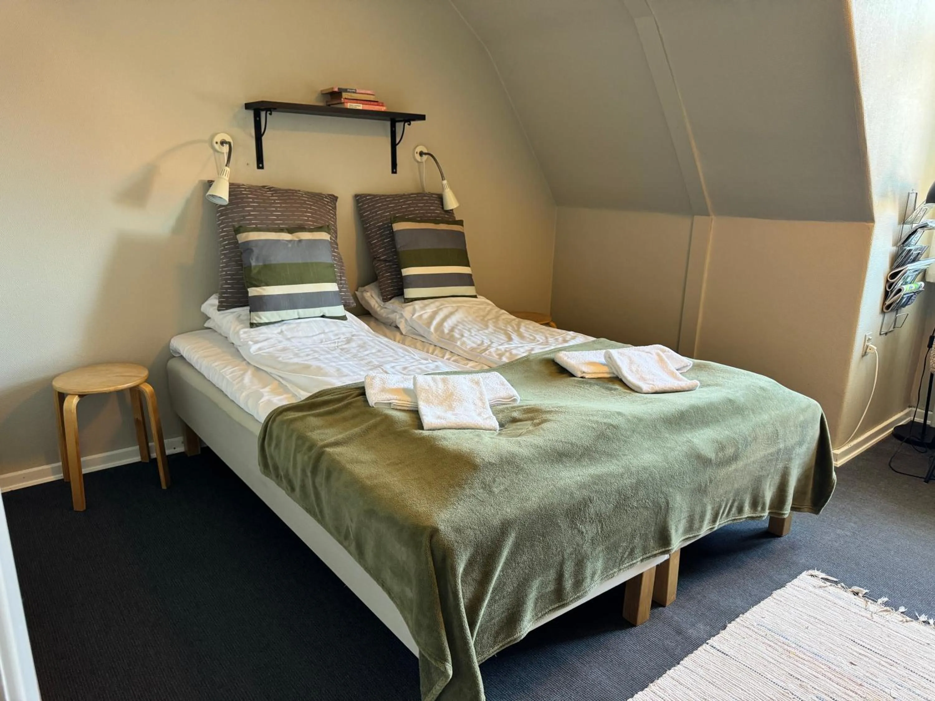 Bed in Gredstedbro Hotel