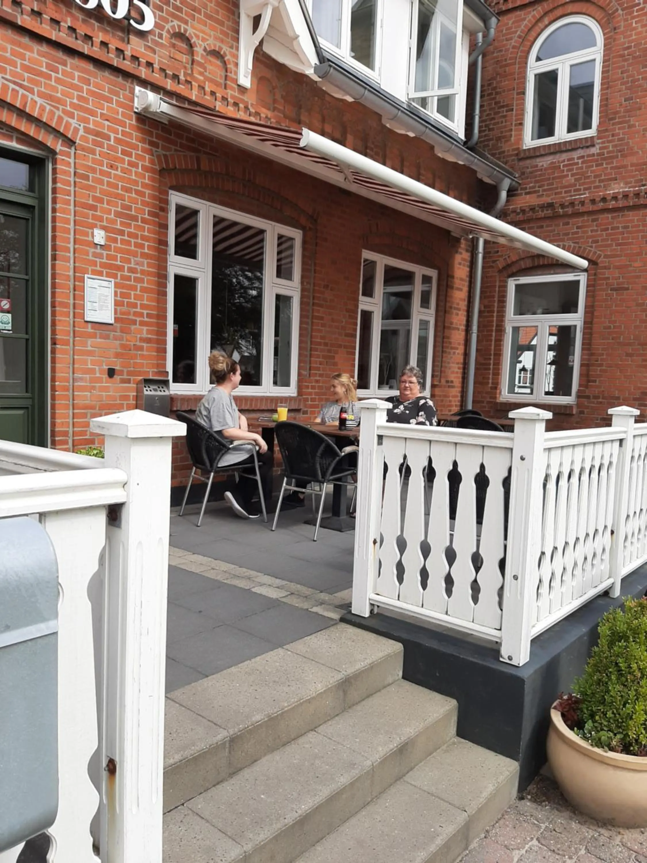 Balcony/Terrace in Gredstedbro Hotel