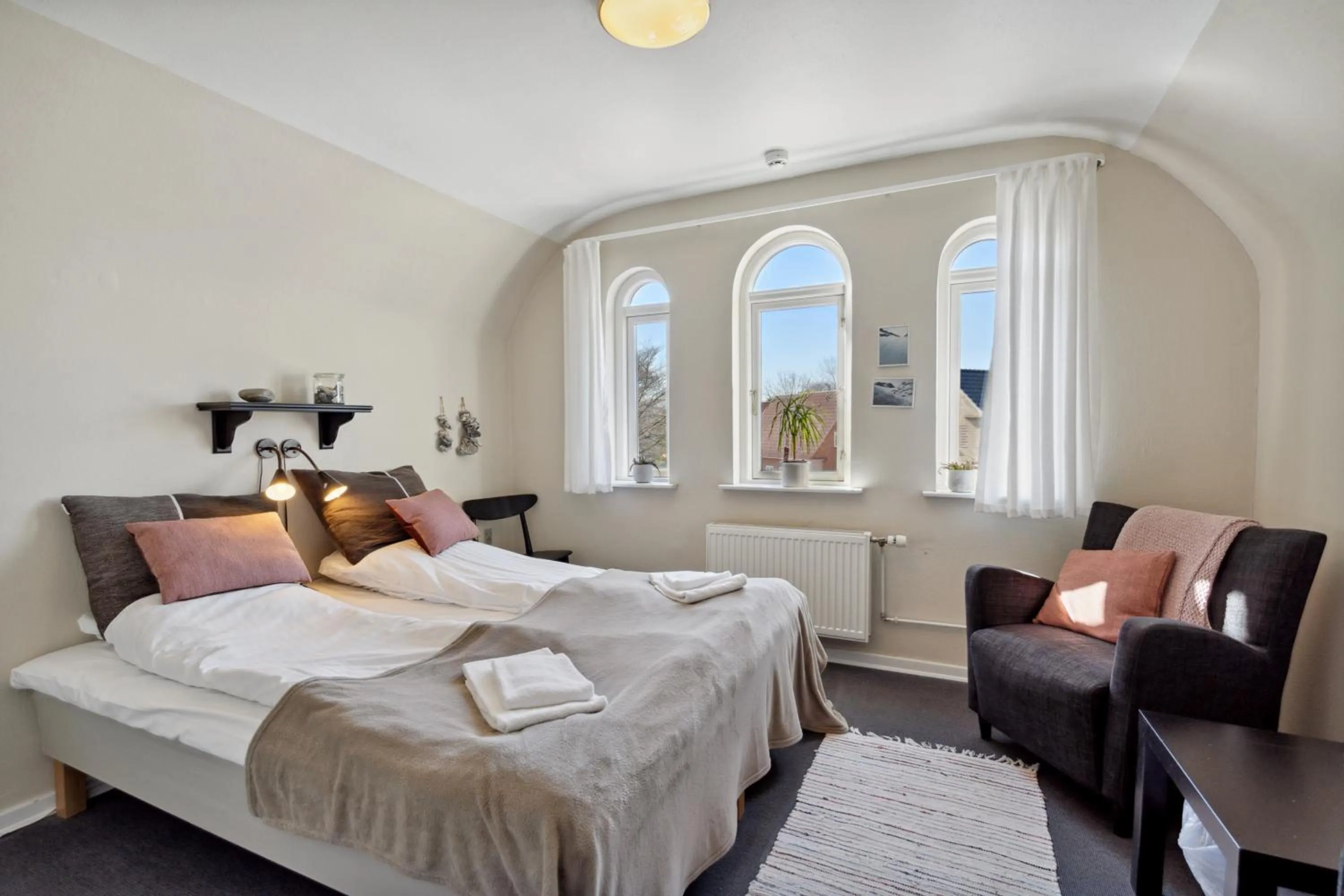 Bed in Gredstedbro Hotel