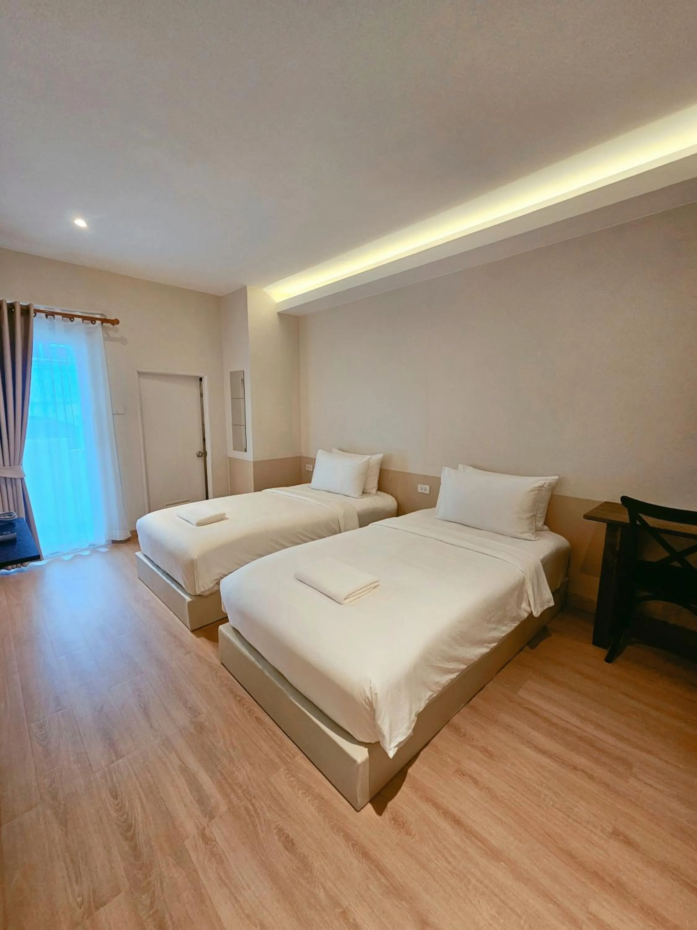 Bed in Get GuestHouse 2 ( Sangsri soi 4)