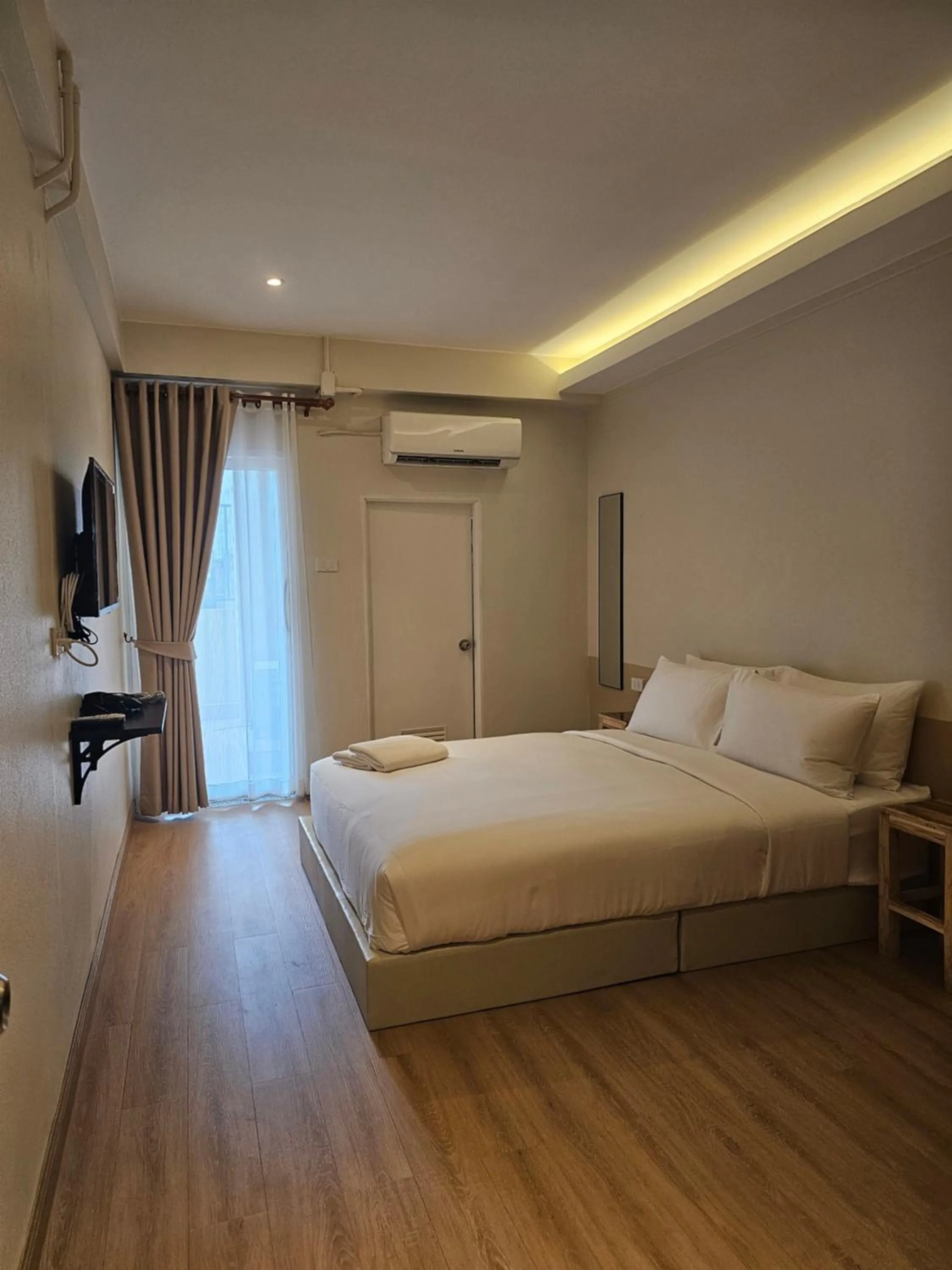 Bed in Get GuestHouse 2 ( Sangsri soi 4)