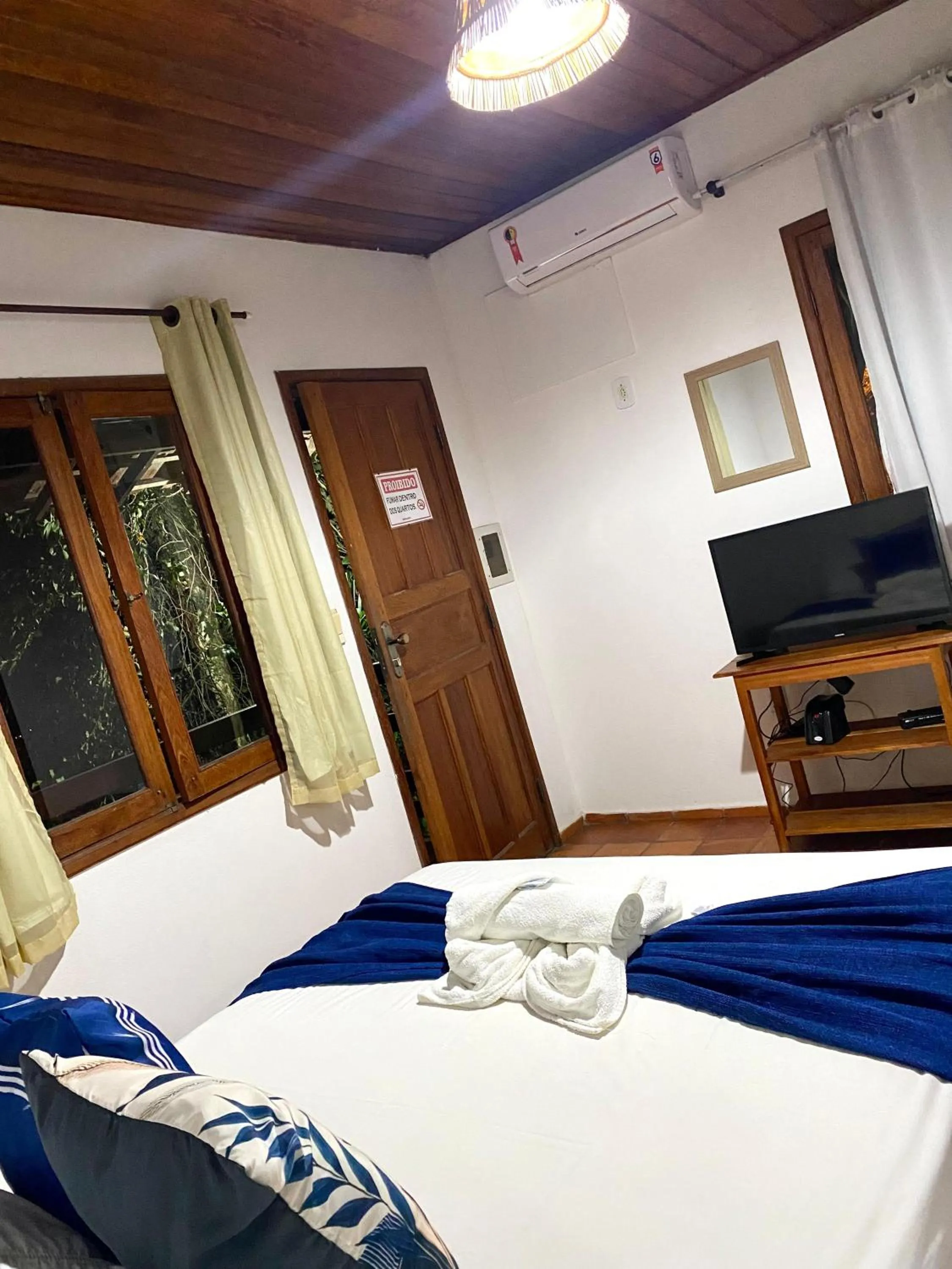 Bed in Pousada Arraial Lua Crescente