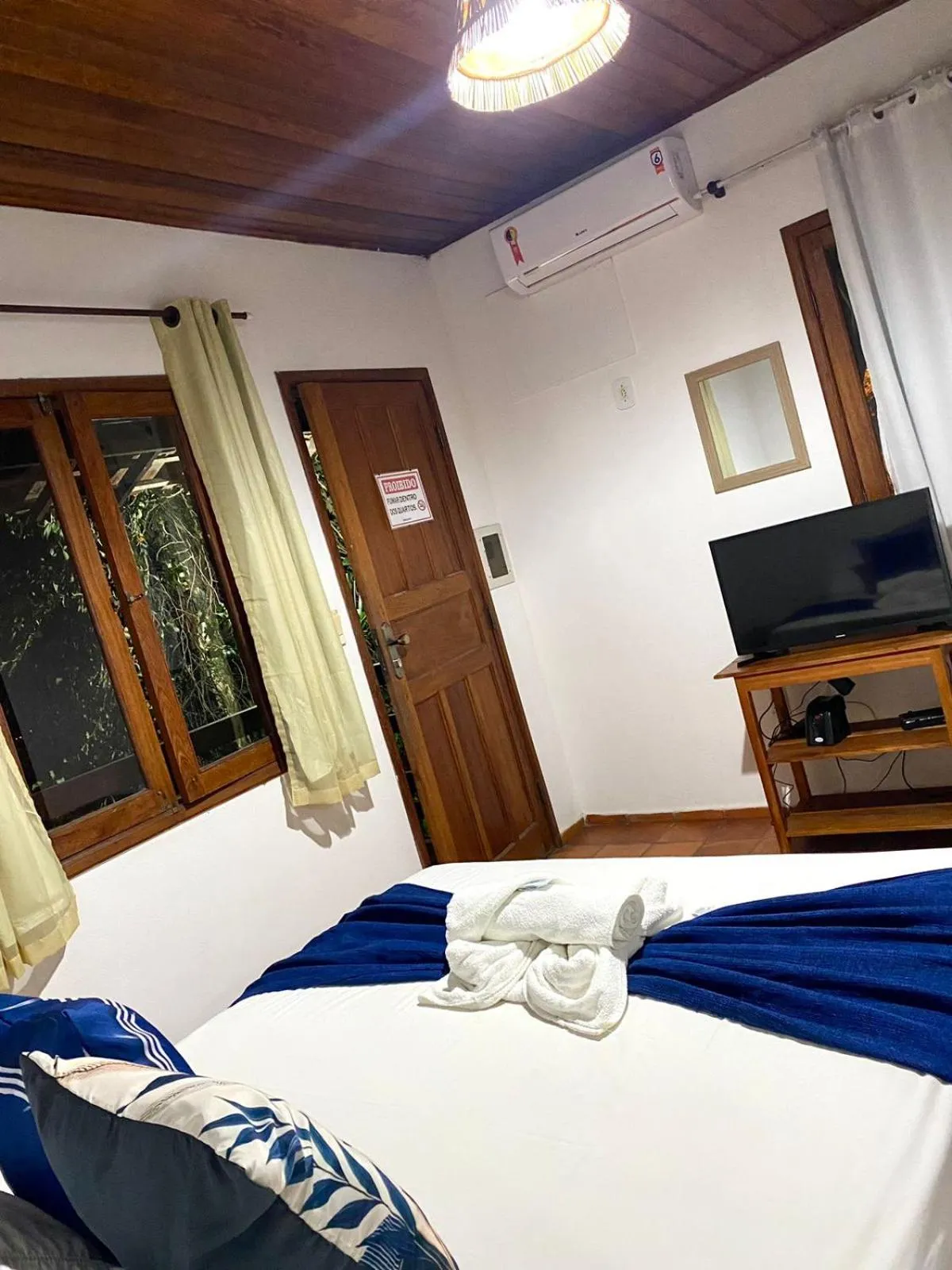 Bed in Pousada Arraial Lua Crescente