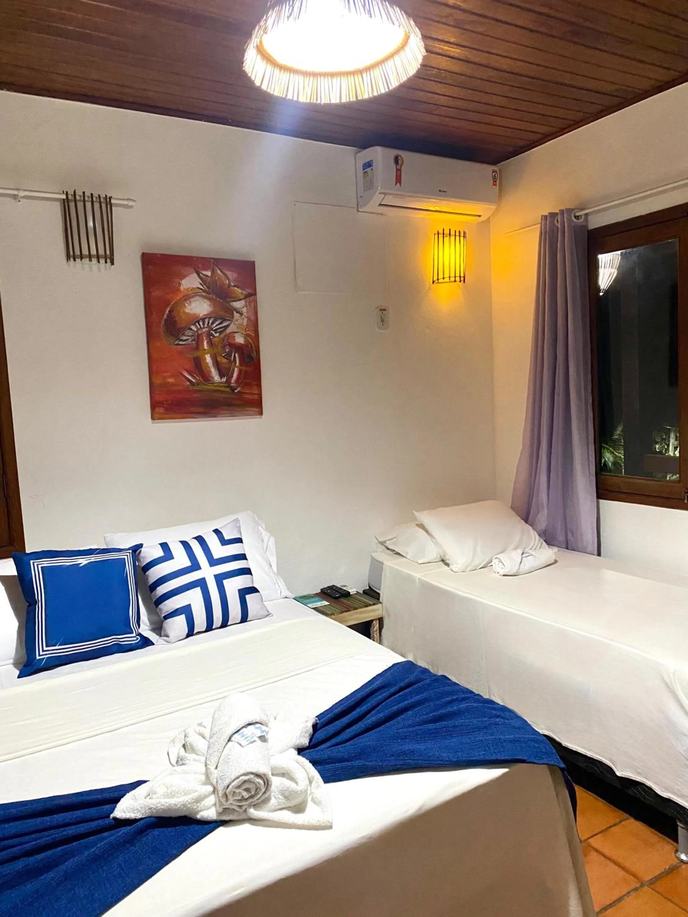 Bed in Pousada Arraial Lua Crescente