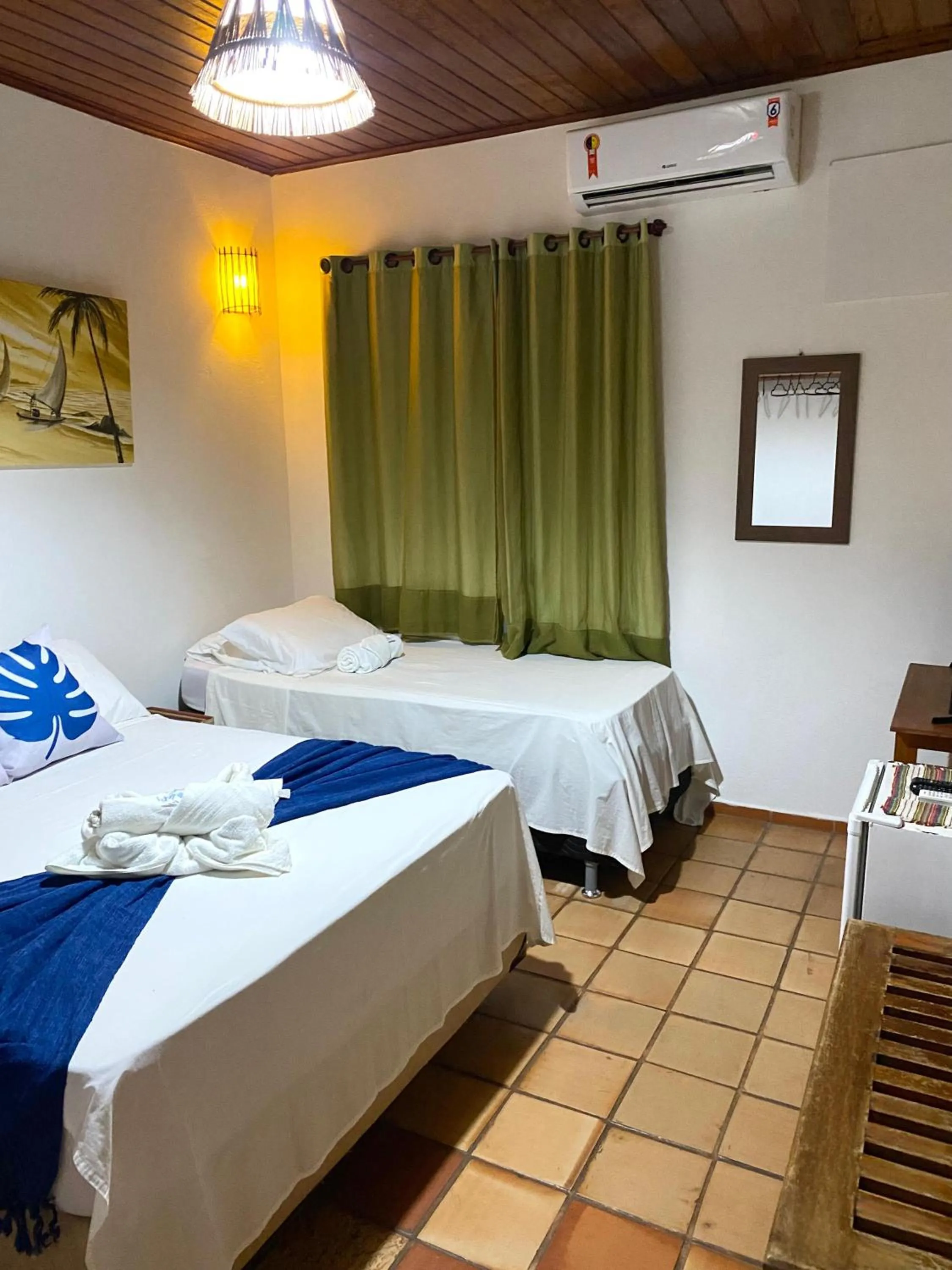 Bed in Pousada Arraial Lua Crescente