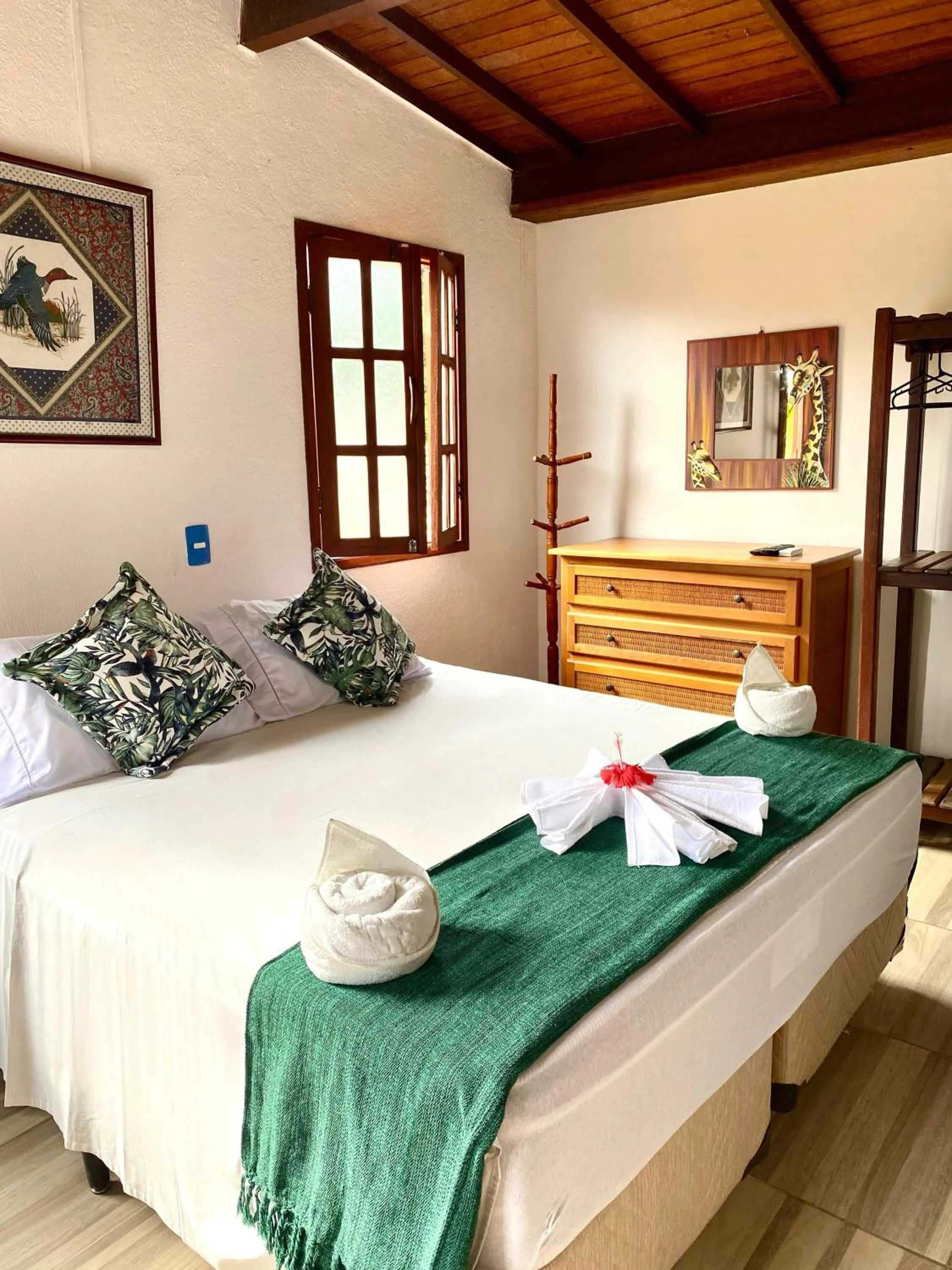 Bed in Pousada Arraial Lua Crescente