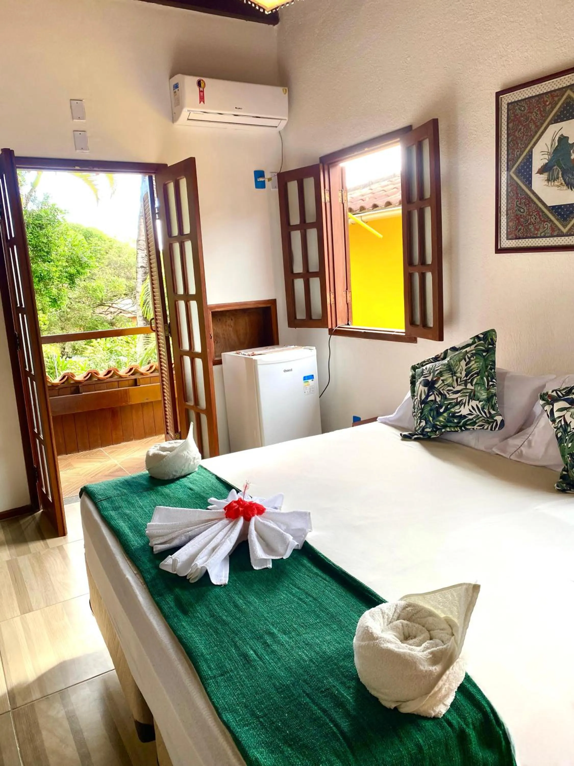 Bed in Pousada Arraial Lua Crescente