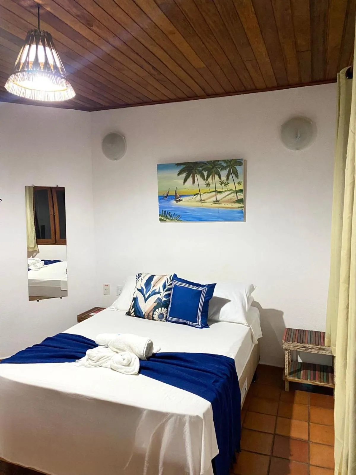 Bed in Pousada Arraial Lua Crescente