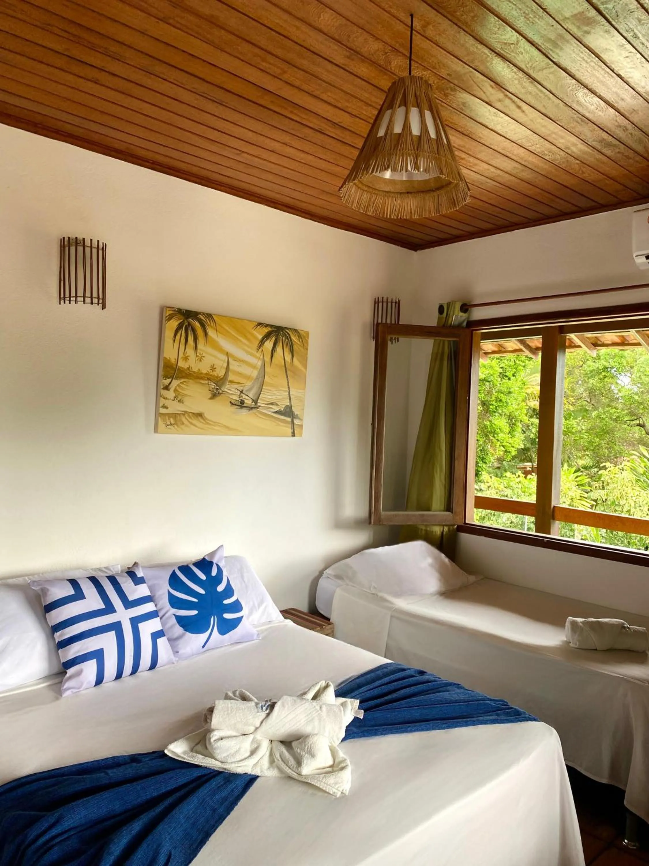 Bed in Pousada Arraial Lua Crescente