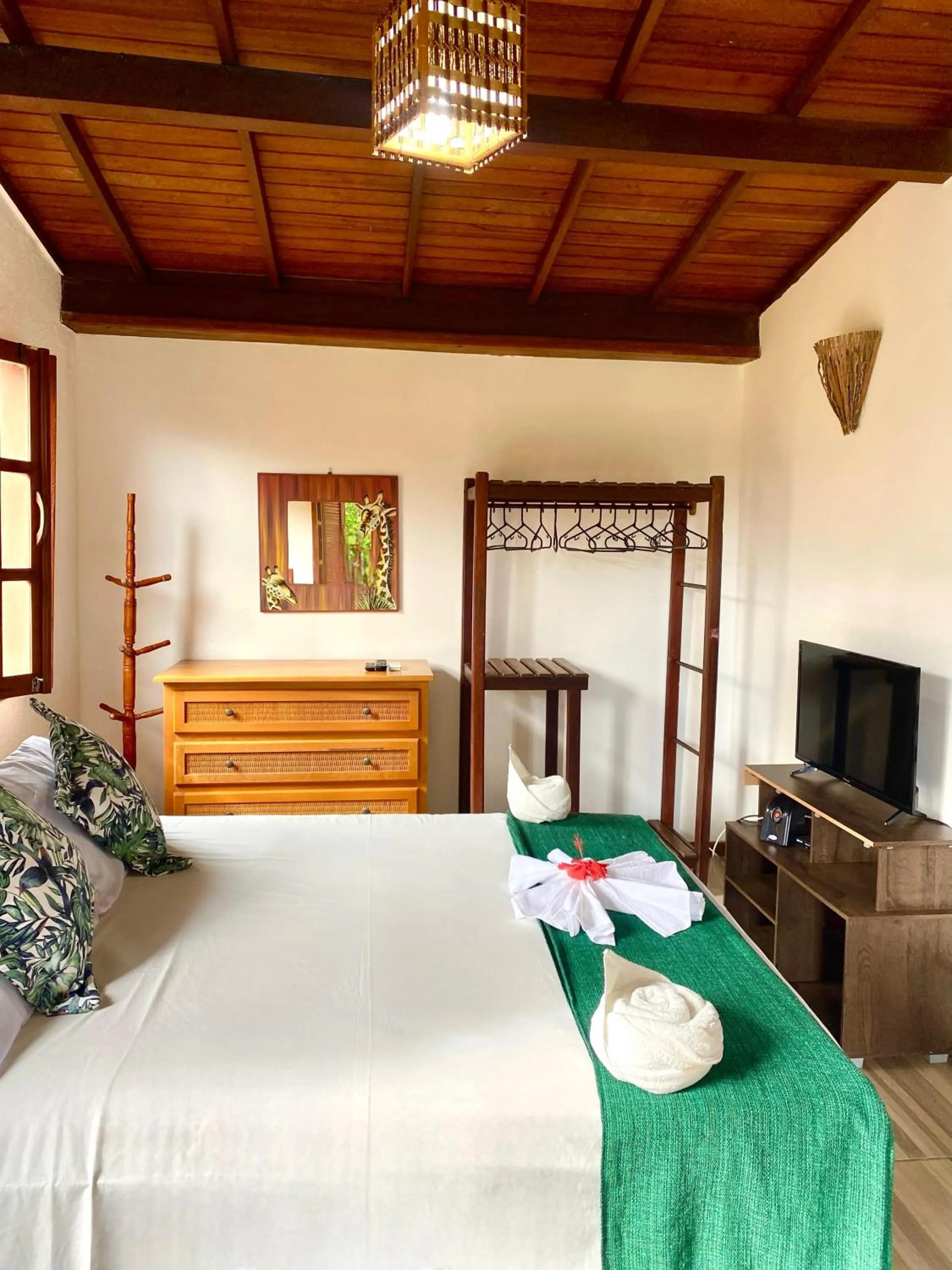 Bed in Pousada Arraial Lua Crescente