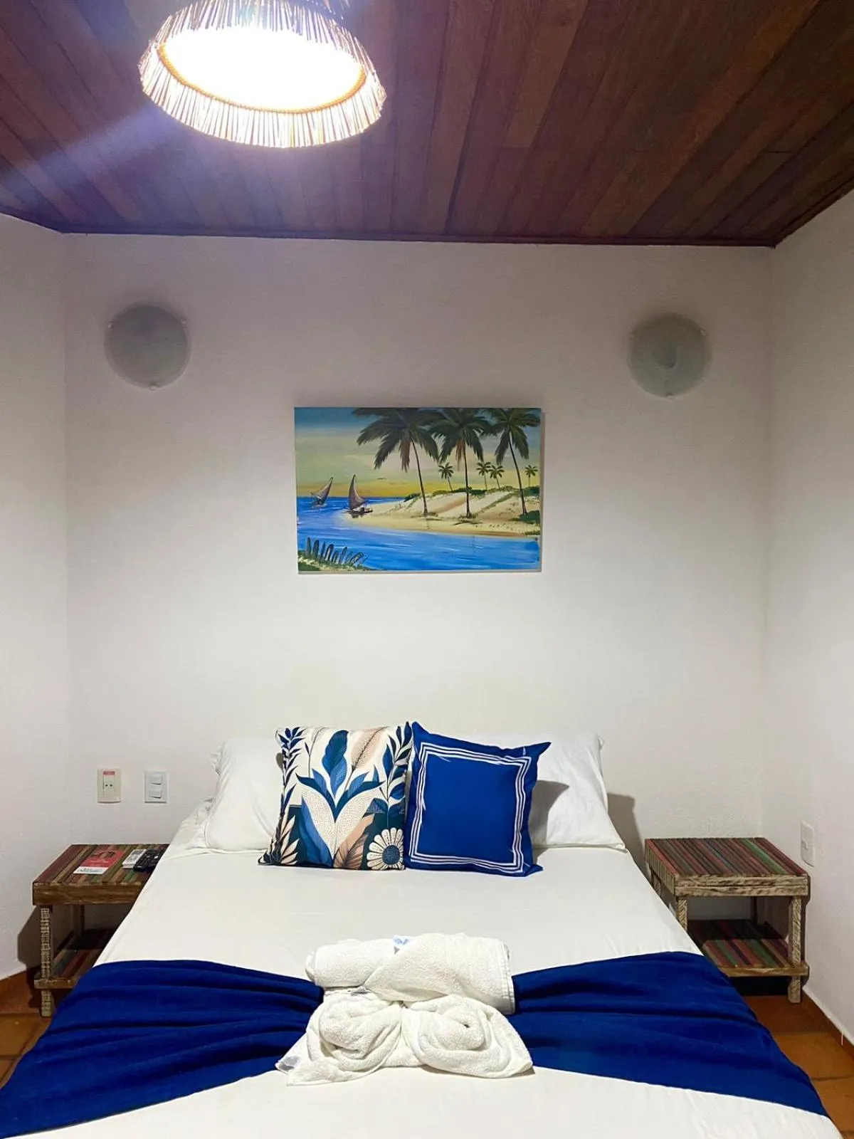 Bed in Pousada Arraial Lua Crescente