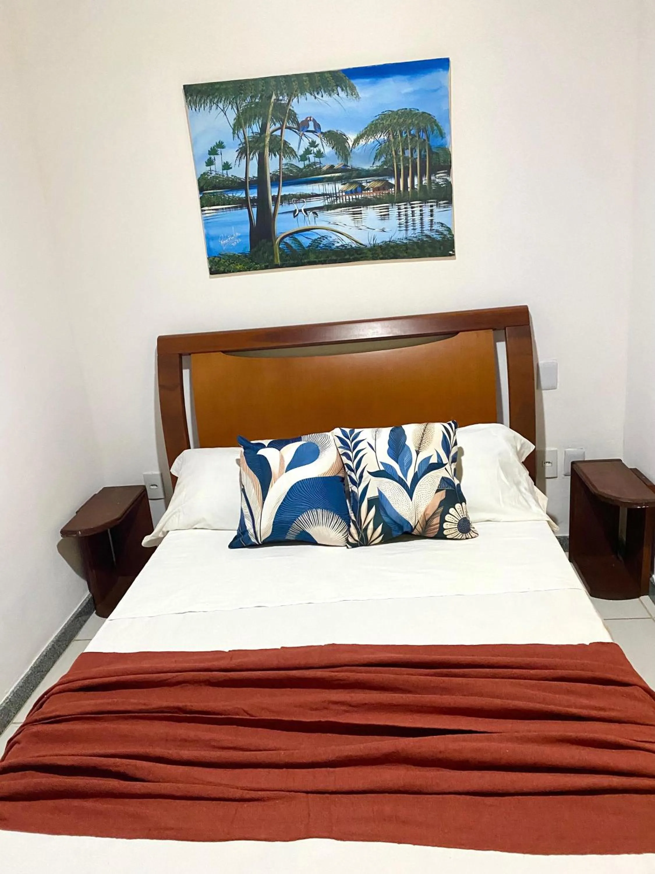 Bed in Pousada Arraial Lua Crescente