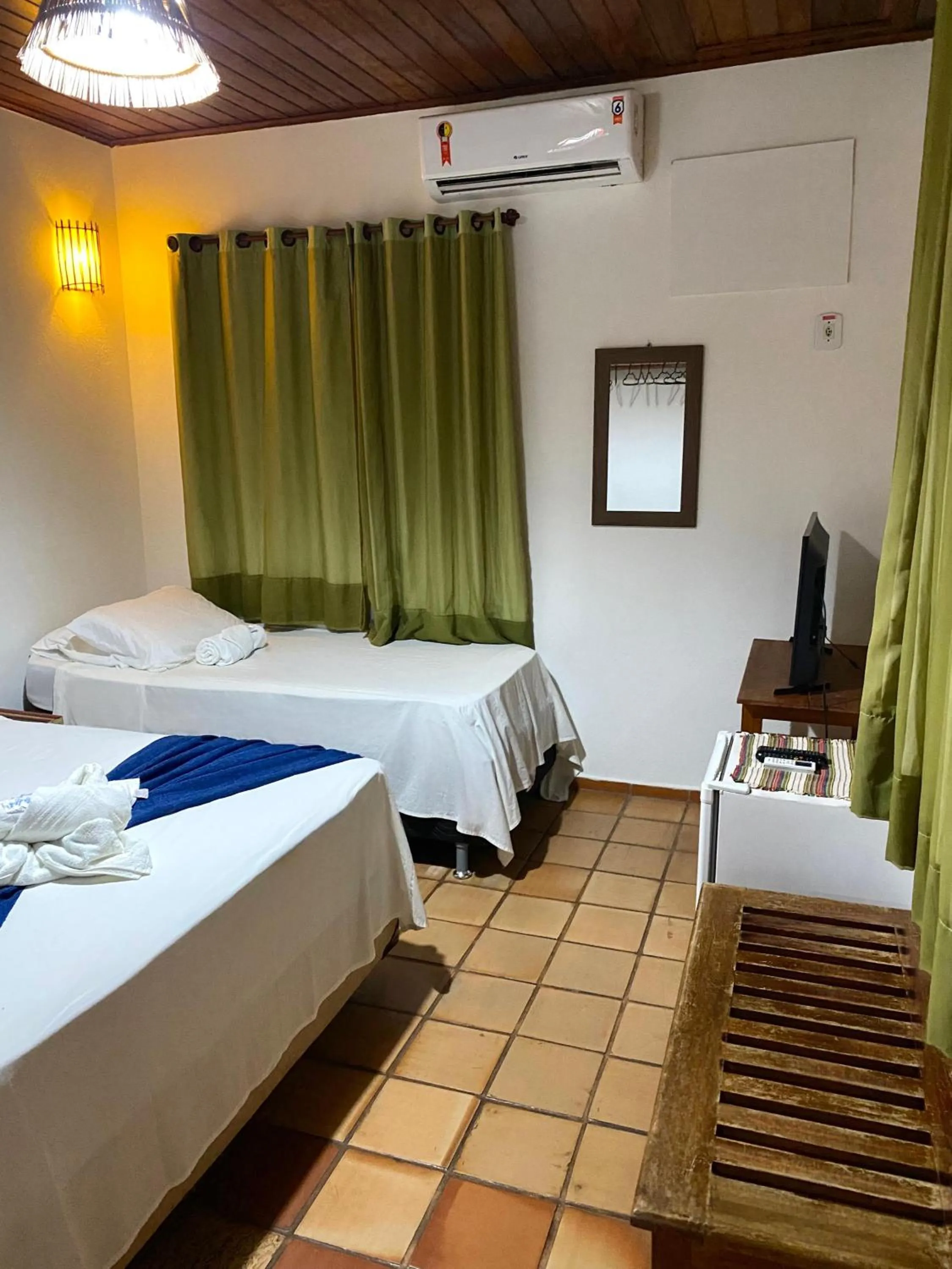 Bed in Pousada Arraial Lua Crescente