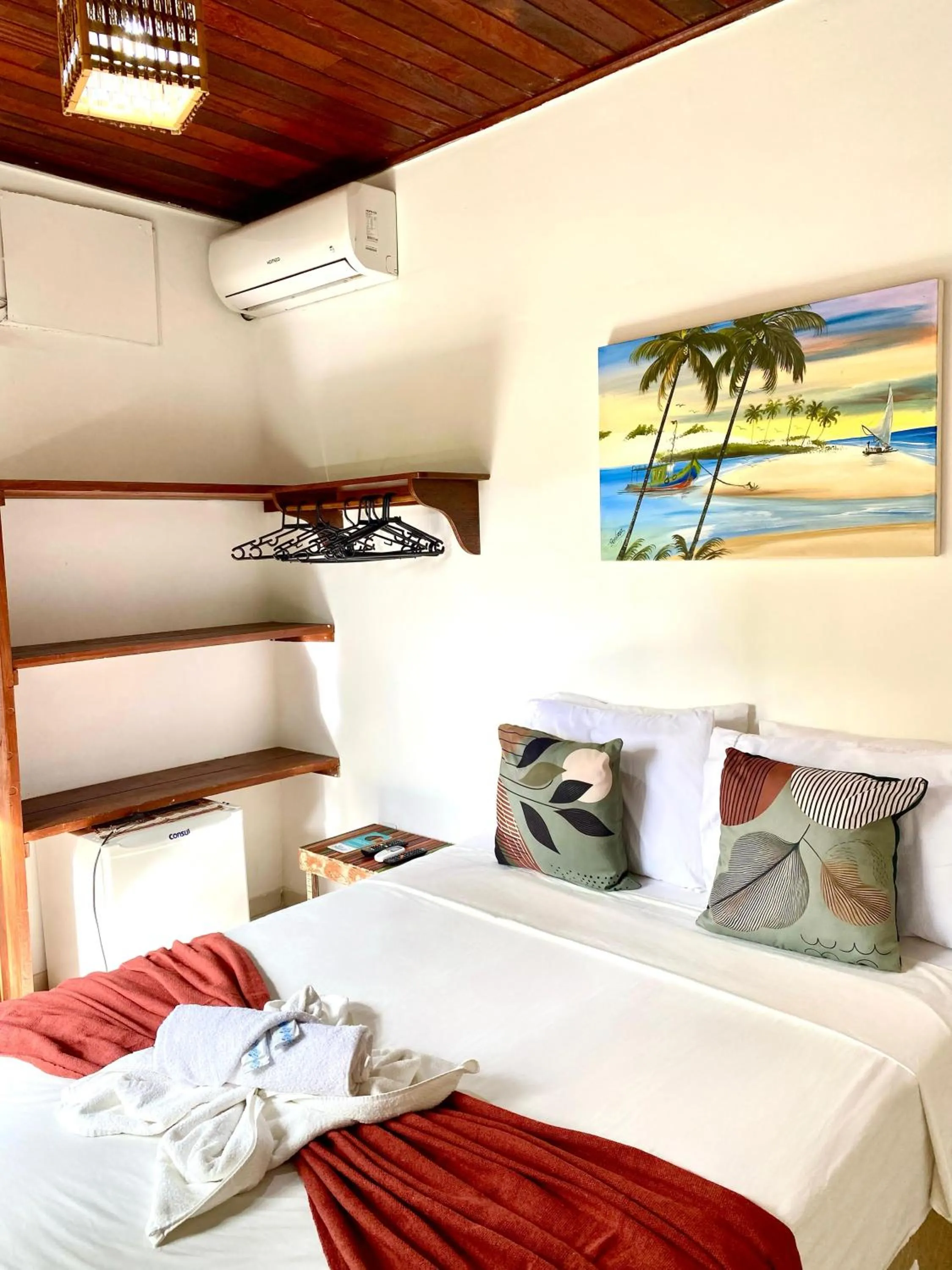 Bed in Pousada Arraial Lua Crescente