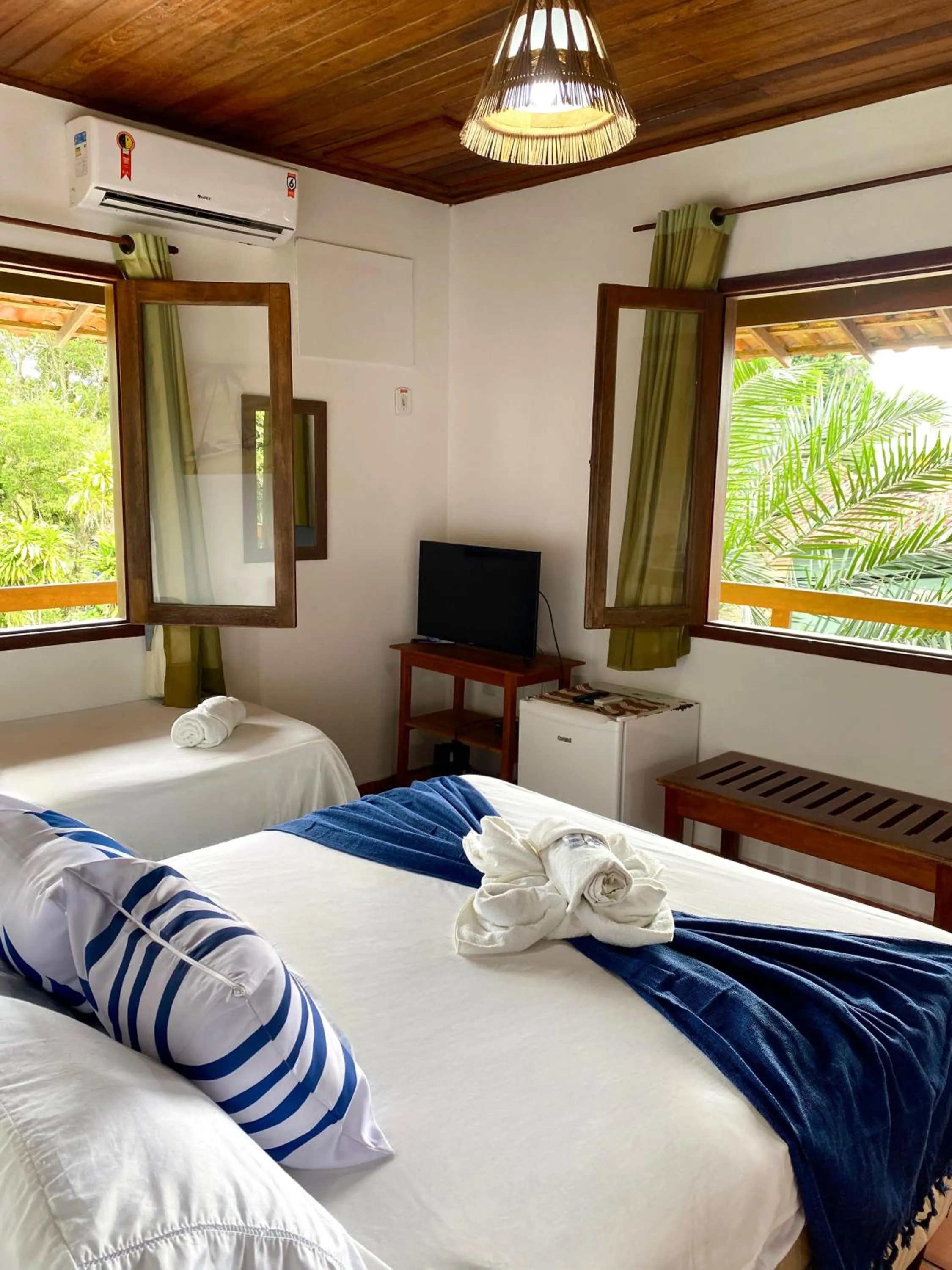 Bed in Pousada Arraial Lua Crescente