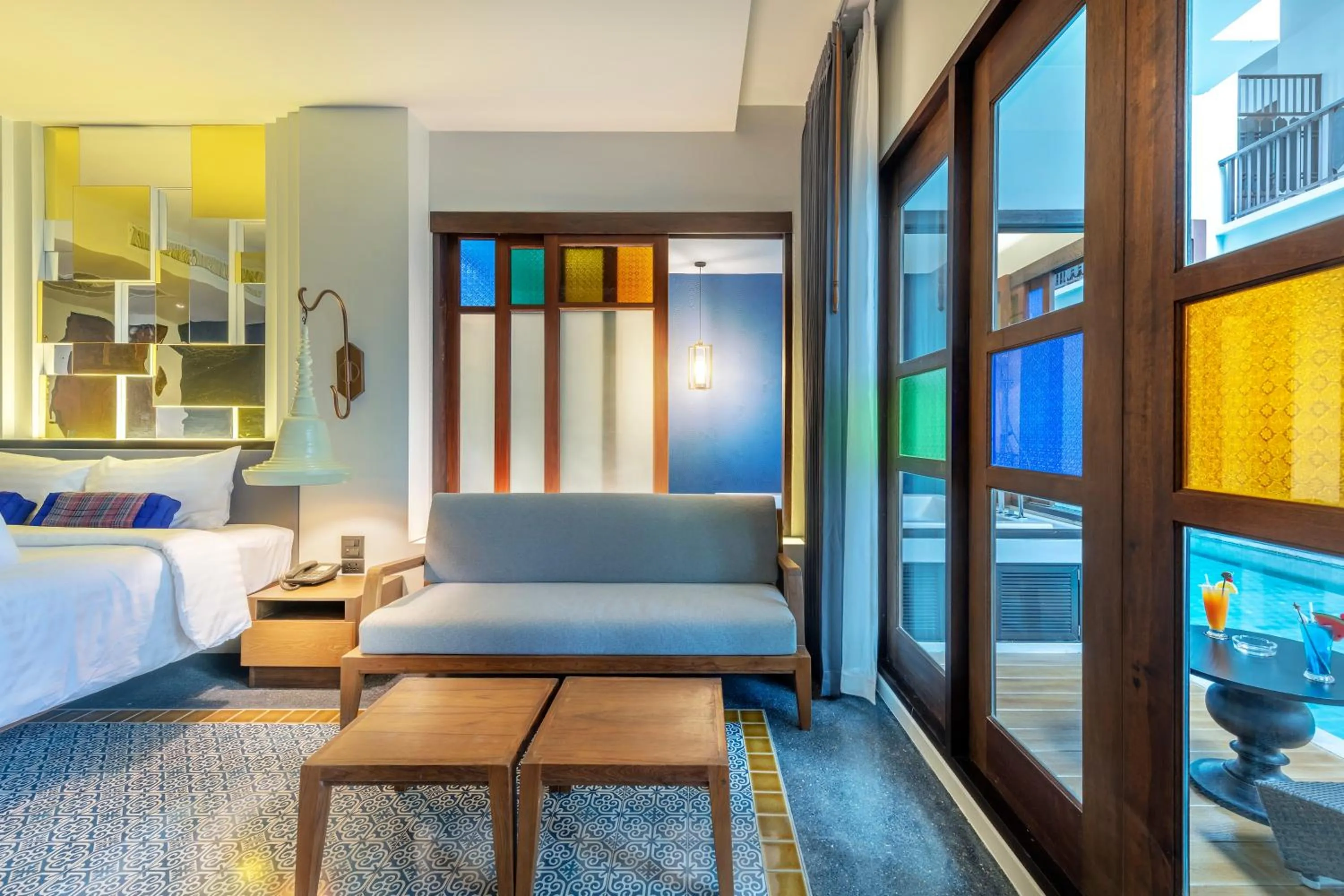 Bedroom, Bed in Monkham Village Hat Yai