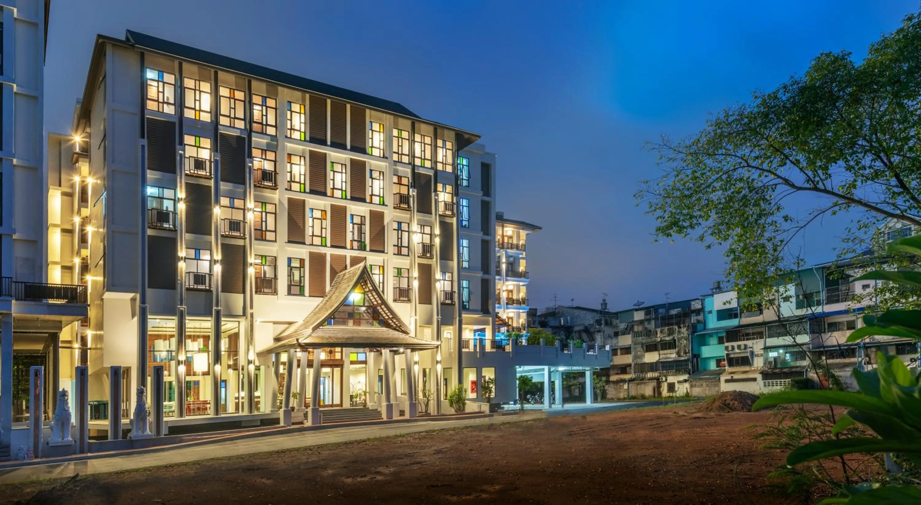 Facade/entrance in Monkham Village Hat Yai