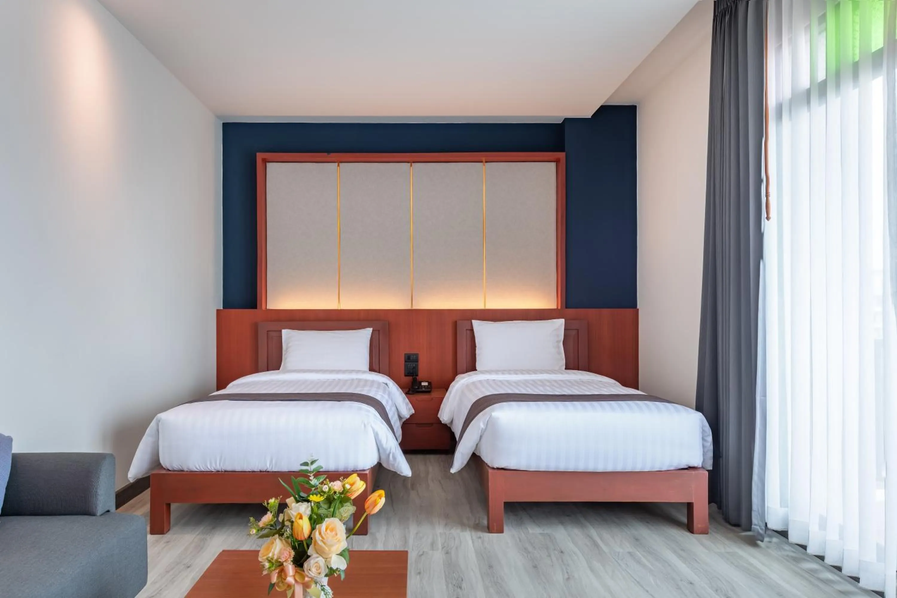 Bedroom, Bed in Monkham Village Hat Yai