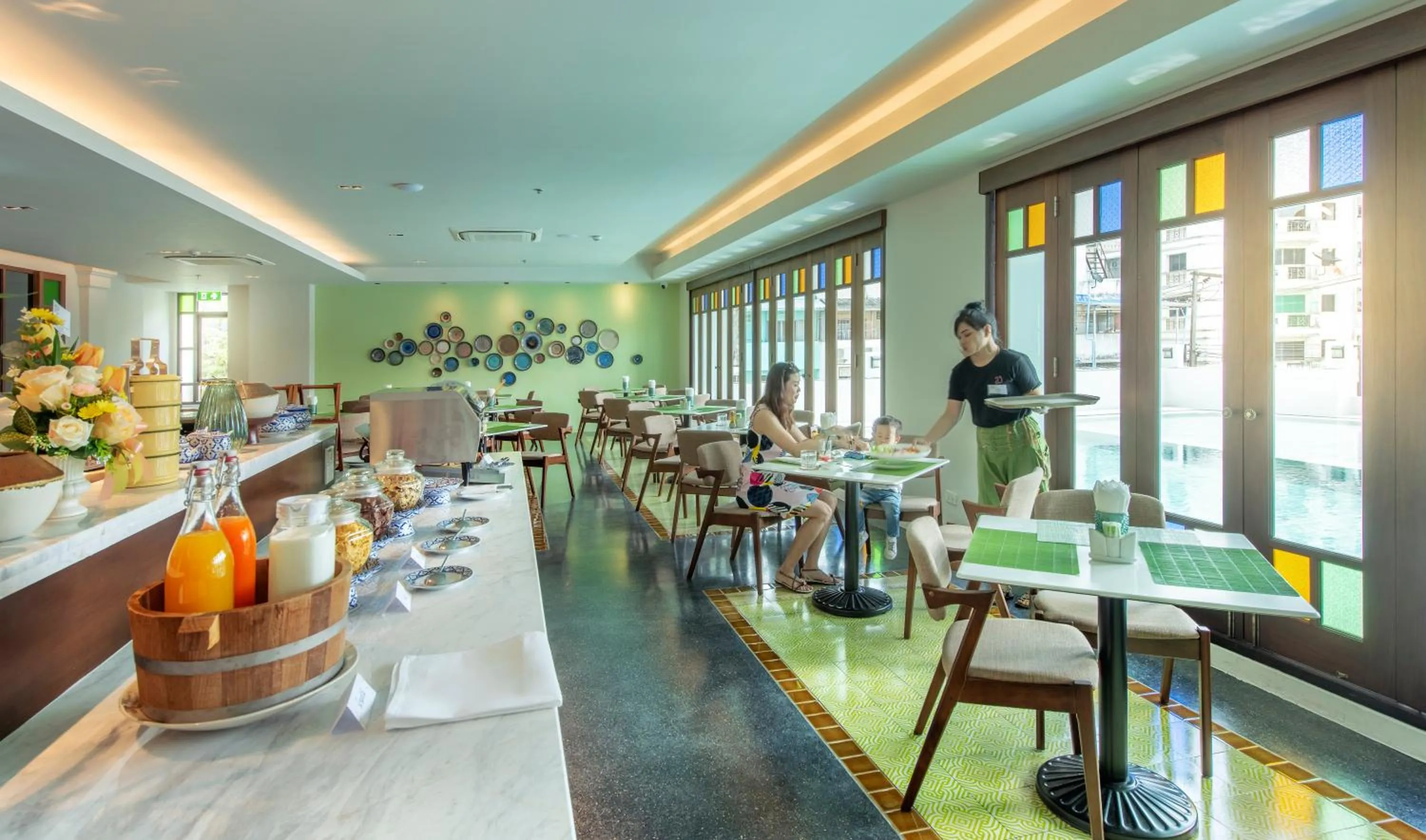 Buffet breakfast in Monkham Village Hat Yai