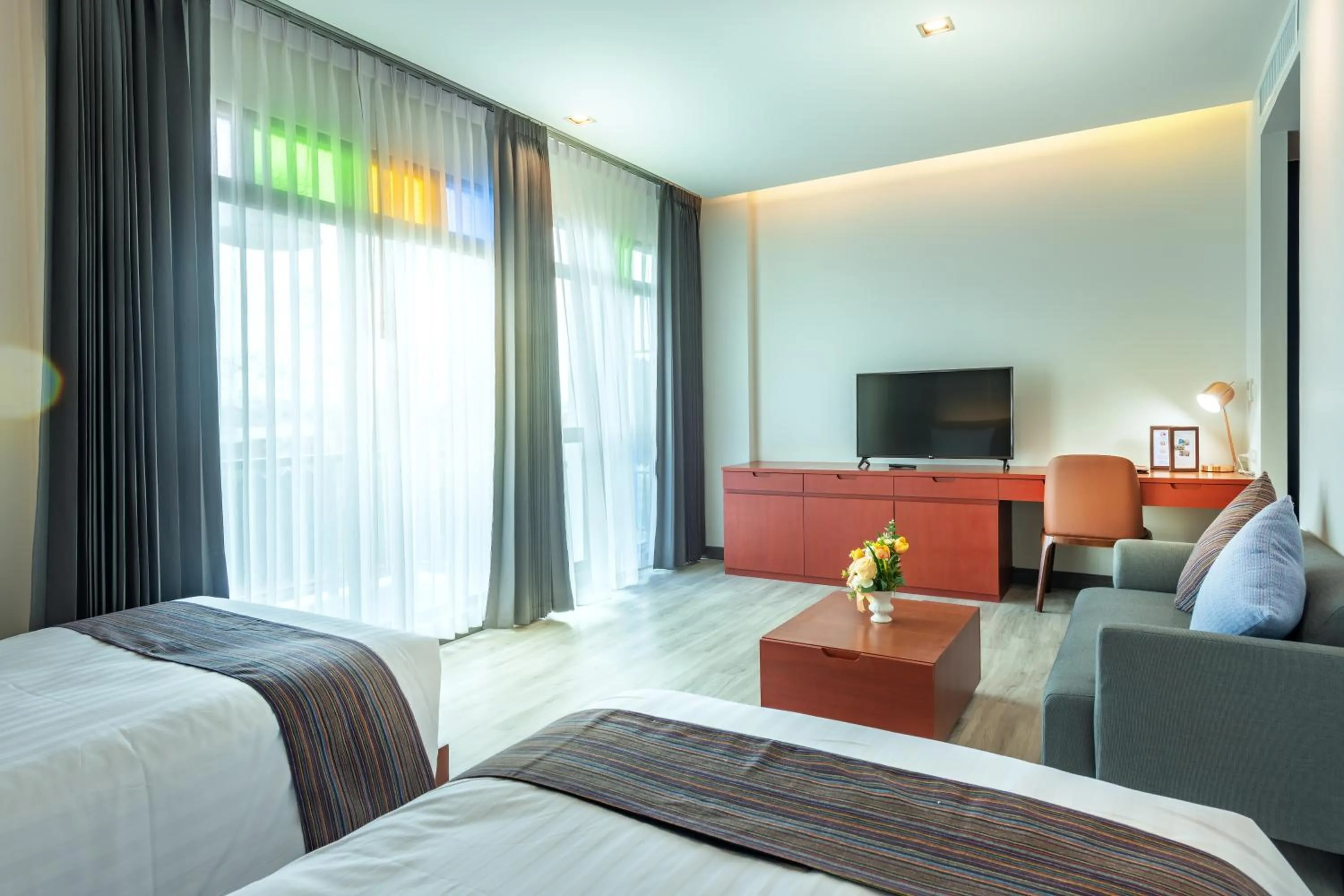 Bedroom, Bed in Monkham Village Hat Yai