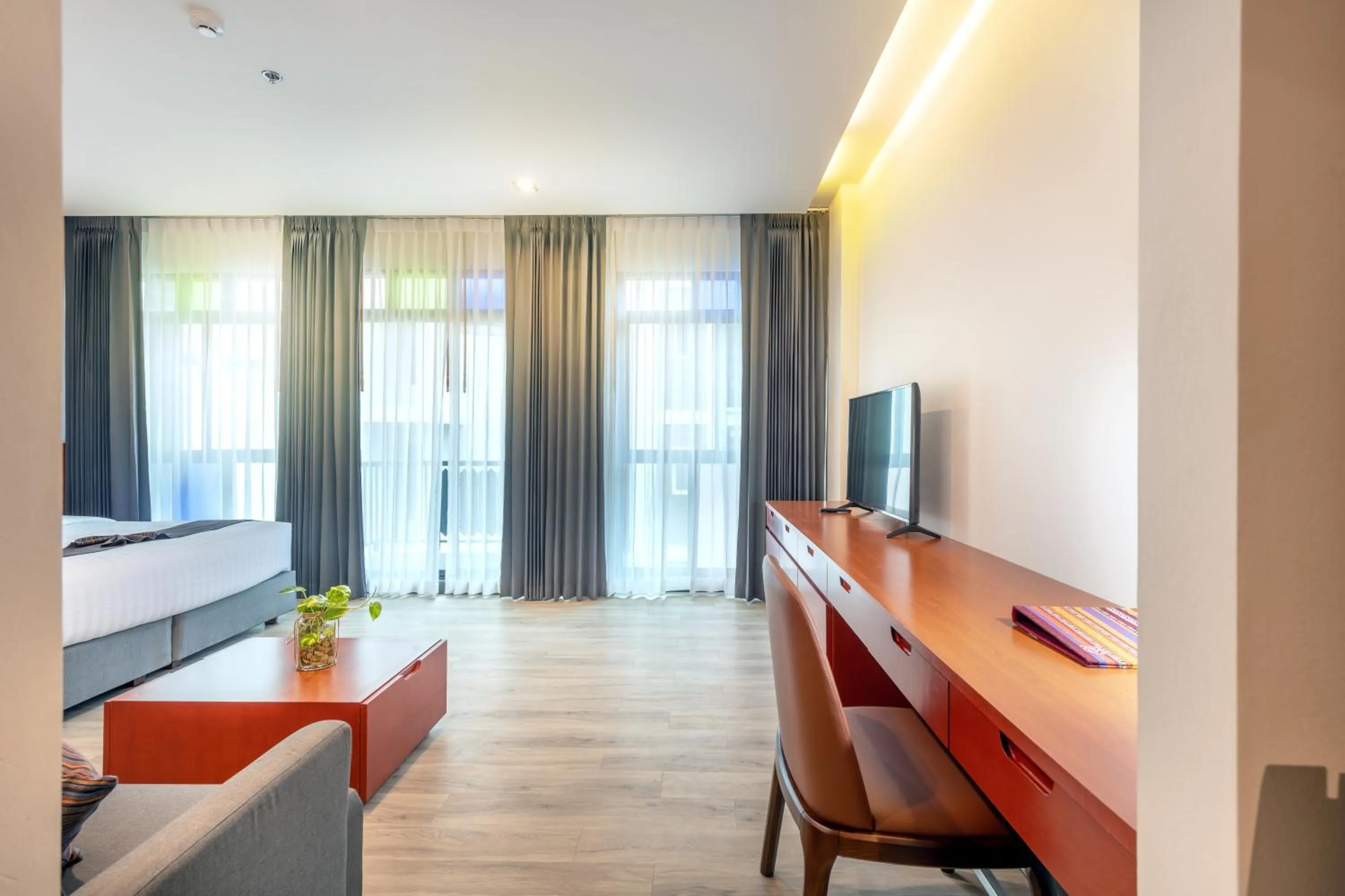 Seating area in Monkham Village Hat Yai