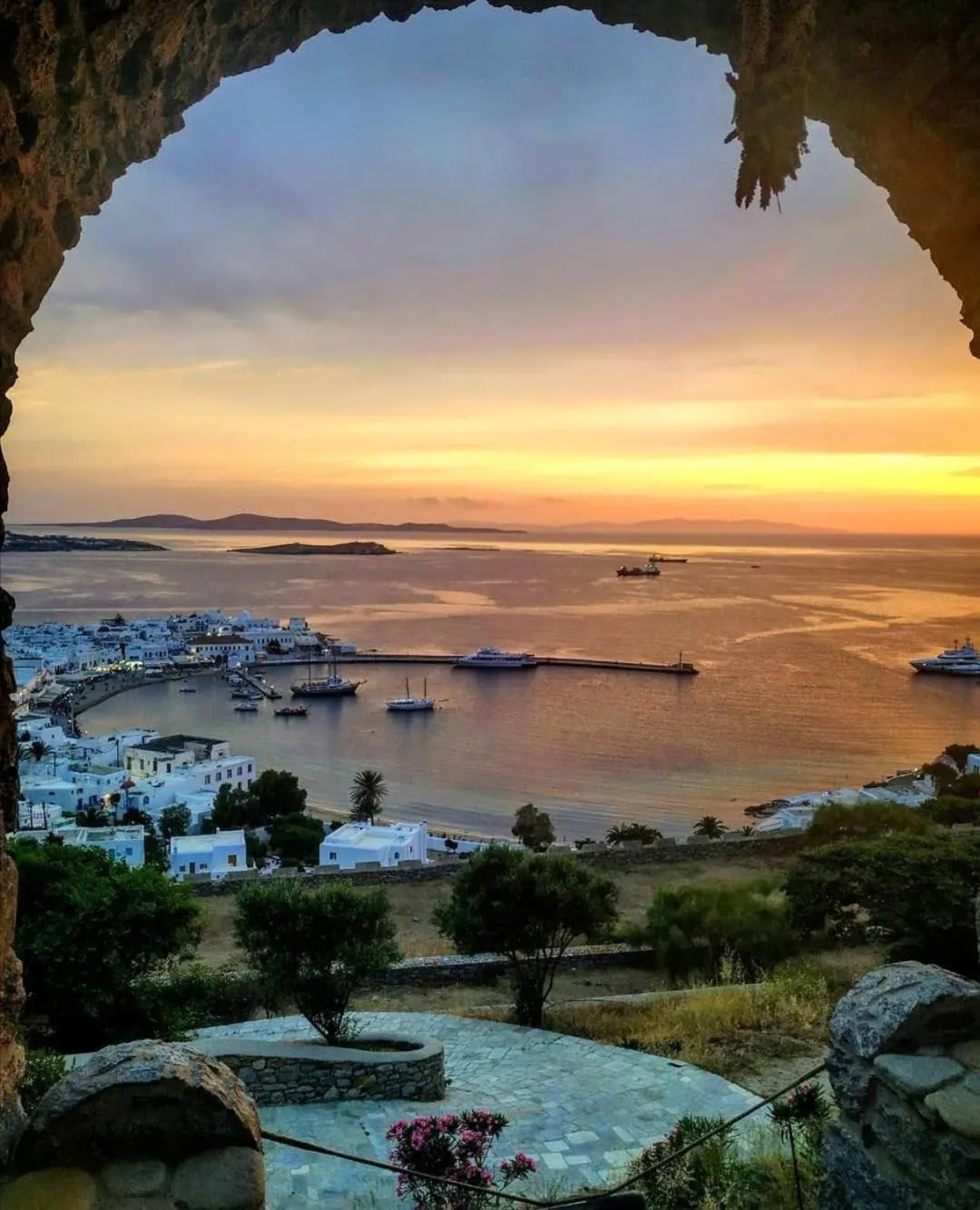 Natural landscape in Castle Panigirakis