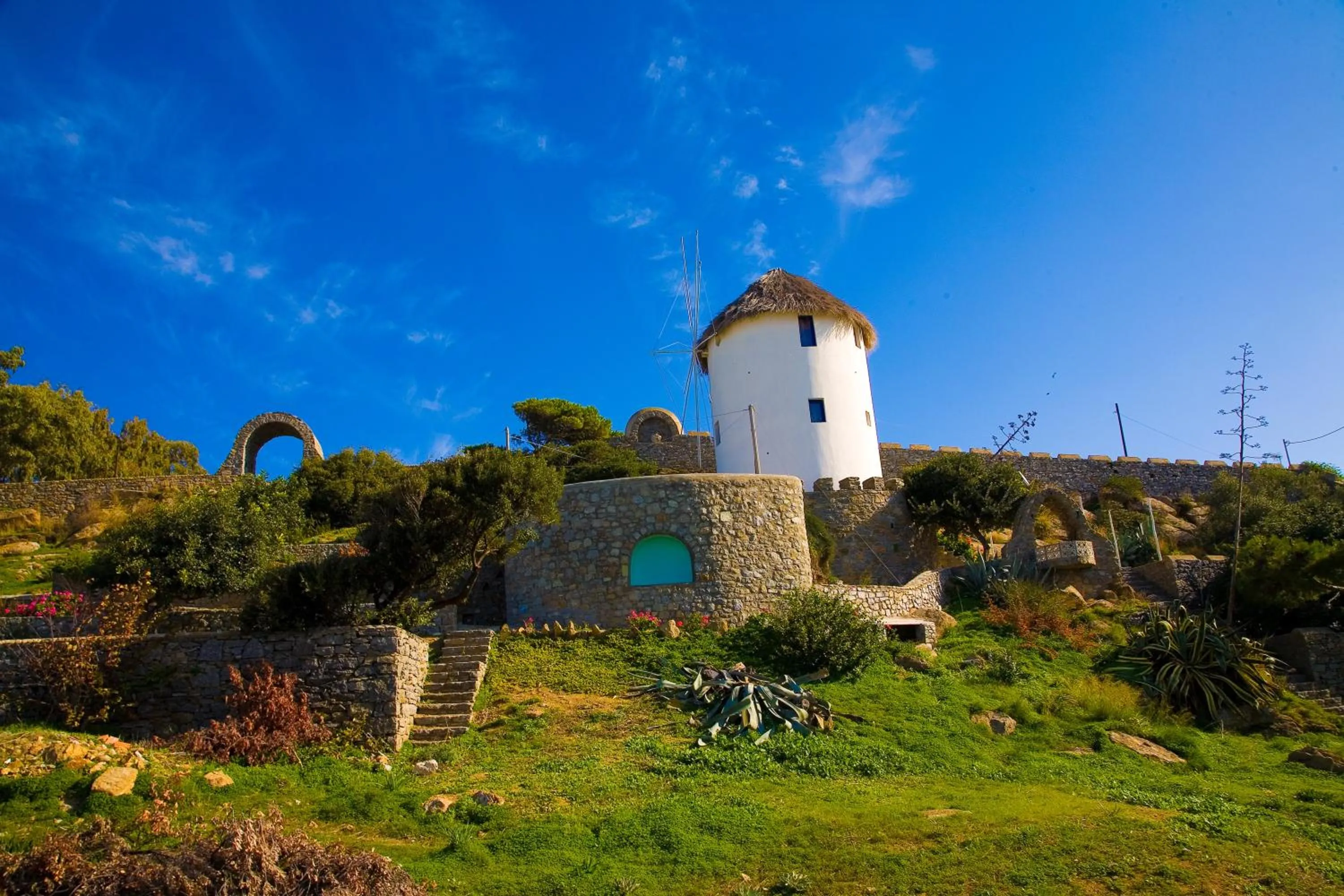Facade/entrance in Castle Panigirakis