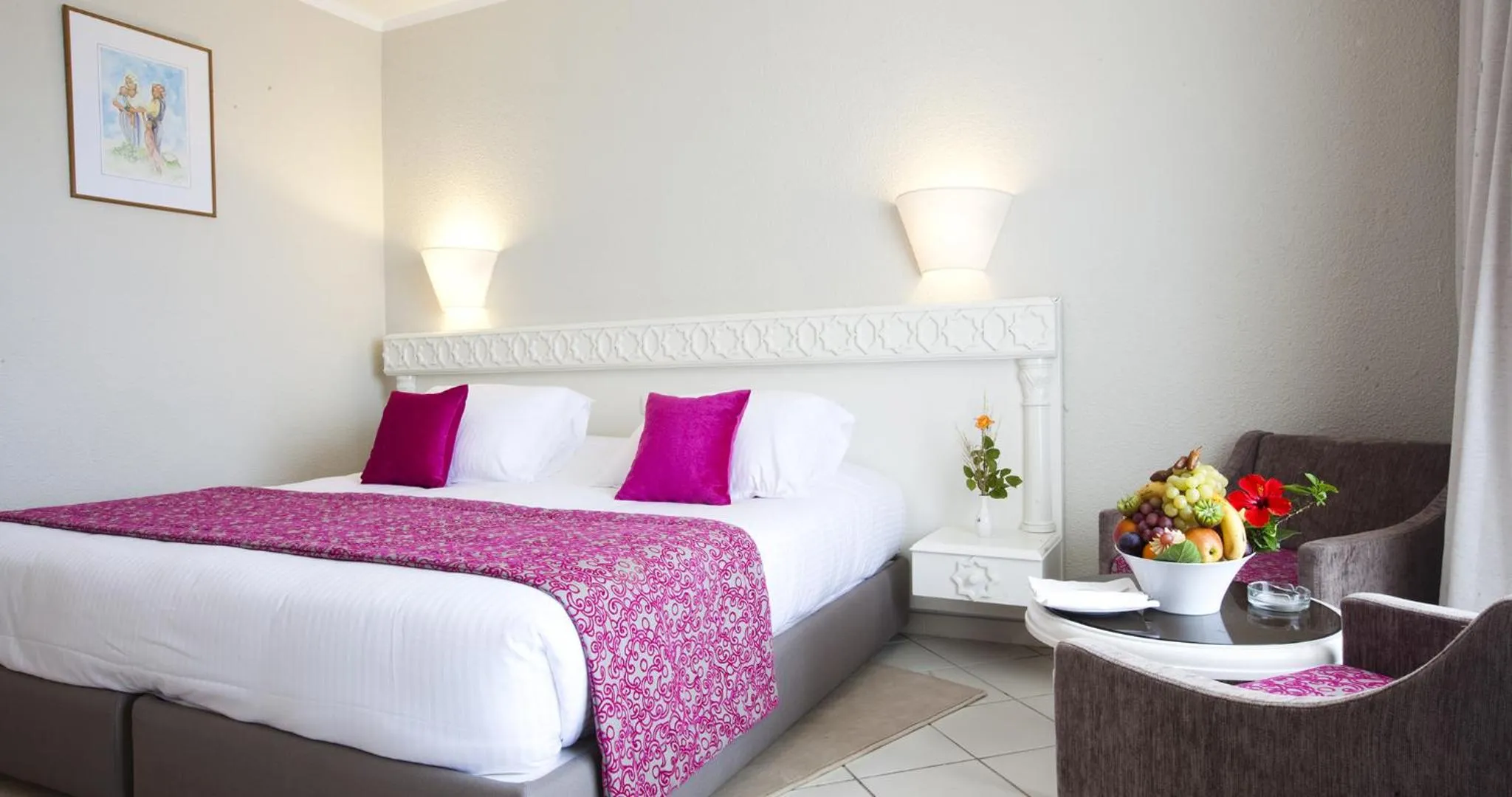 Bedroom, Bed in El Mouradi Palm Marina - Couple et Famille uniquement