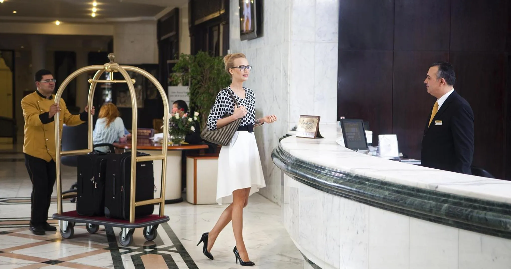 Lobby or reception in El Mouradi Palm Marina - Couple et Famille uniquement