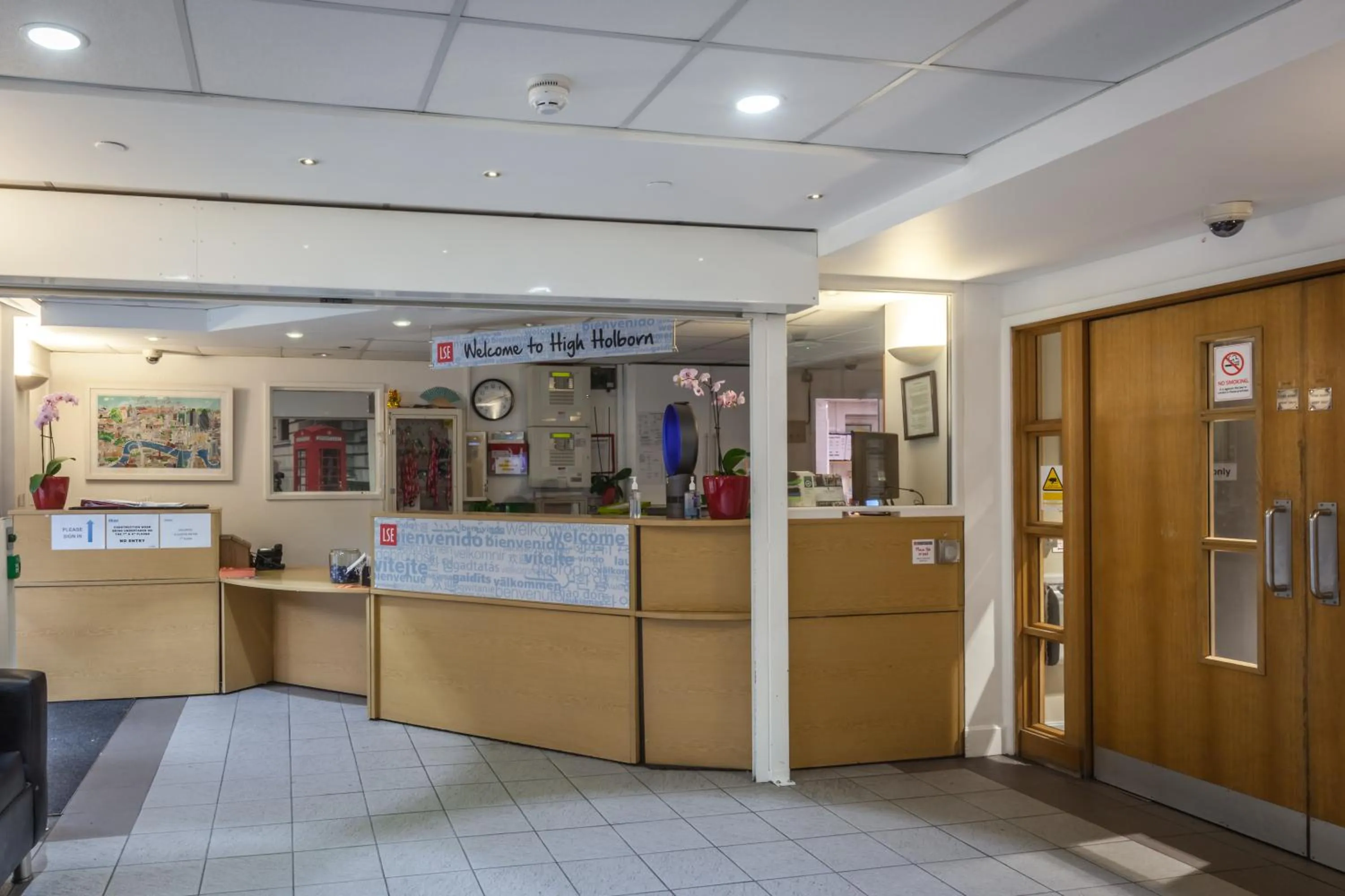 Lobby or reception in LSE High Holborn